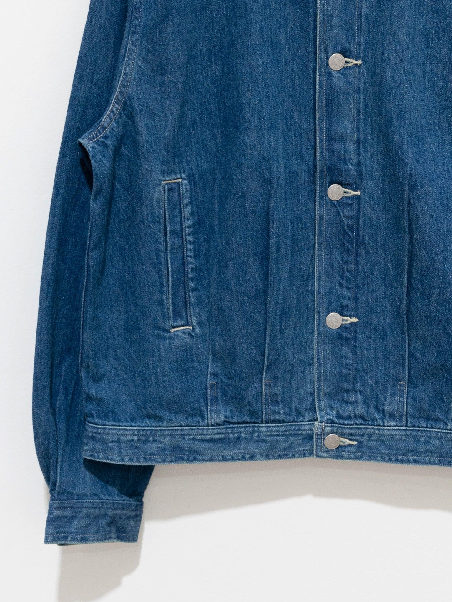 Namu Shop - Auralee Selvedge Light Denim Blouson - Light Indigo (Men’s)