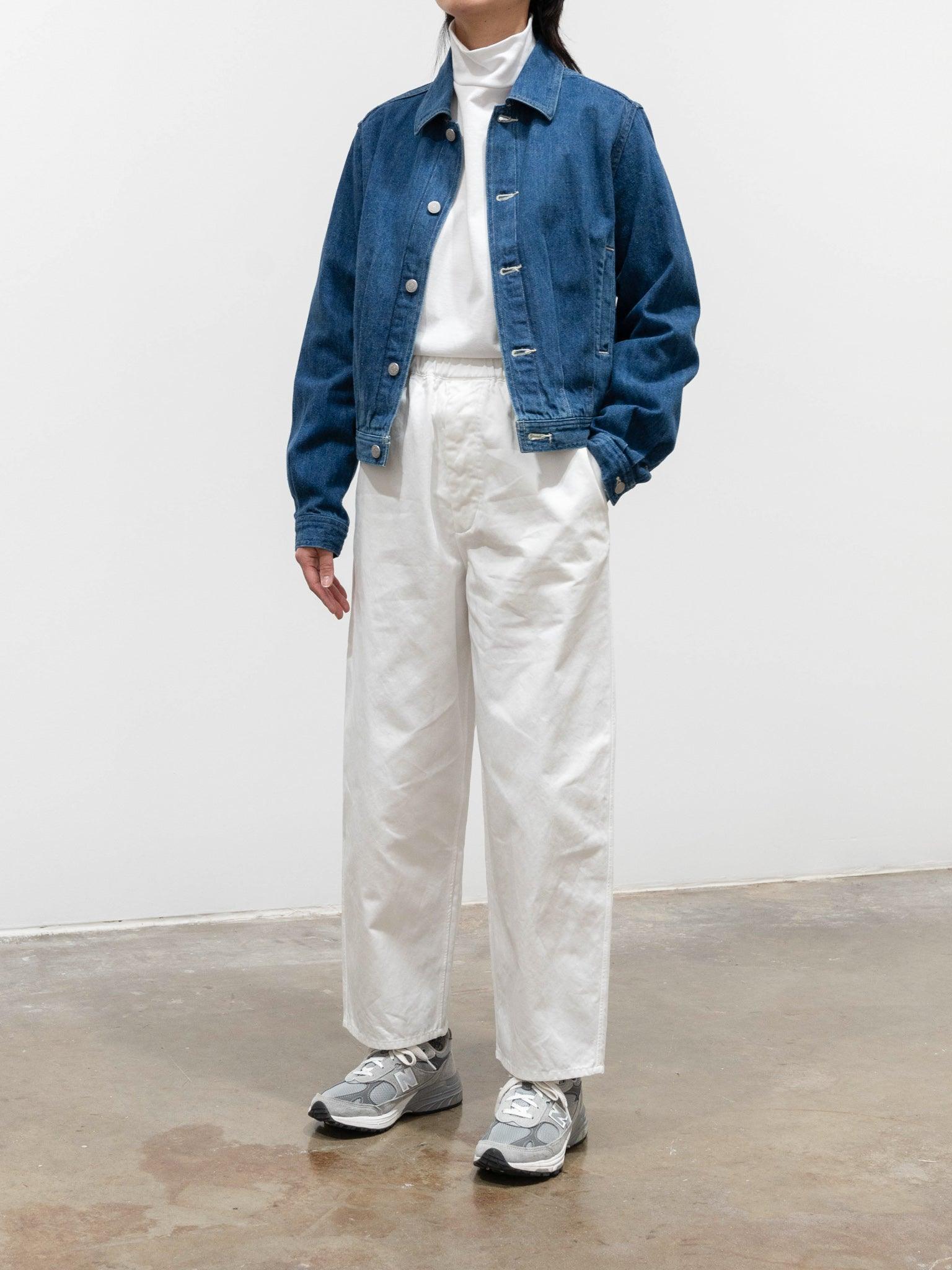 Namu Shop - Auralee Selvedge Light Denim Blouson - Light Indigo (Women’s)