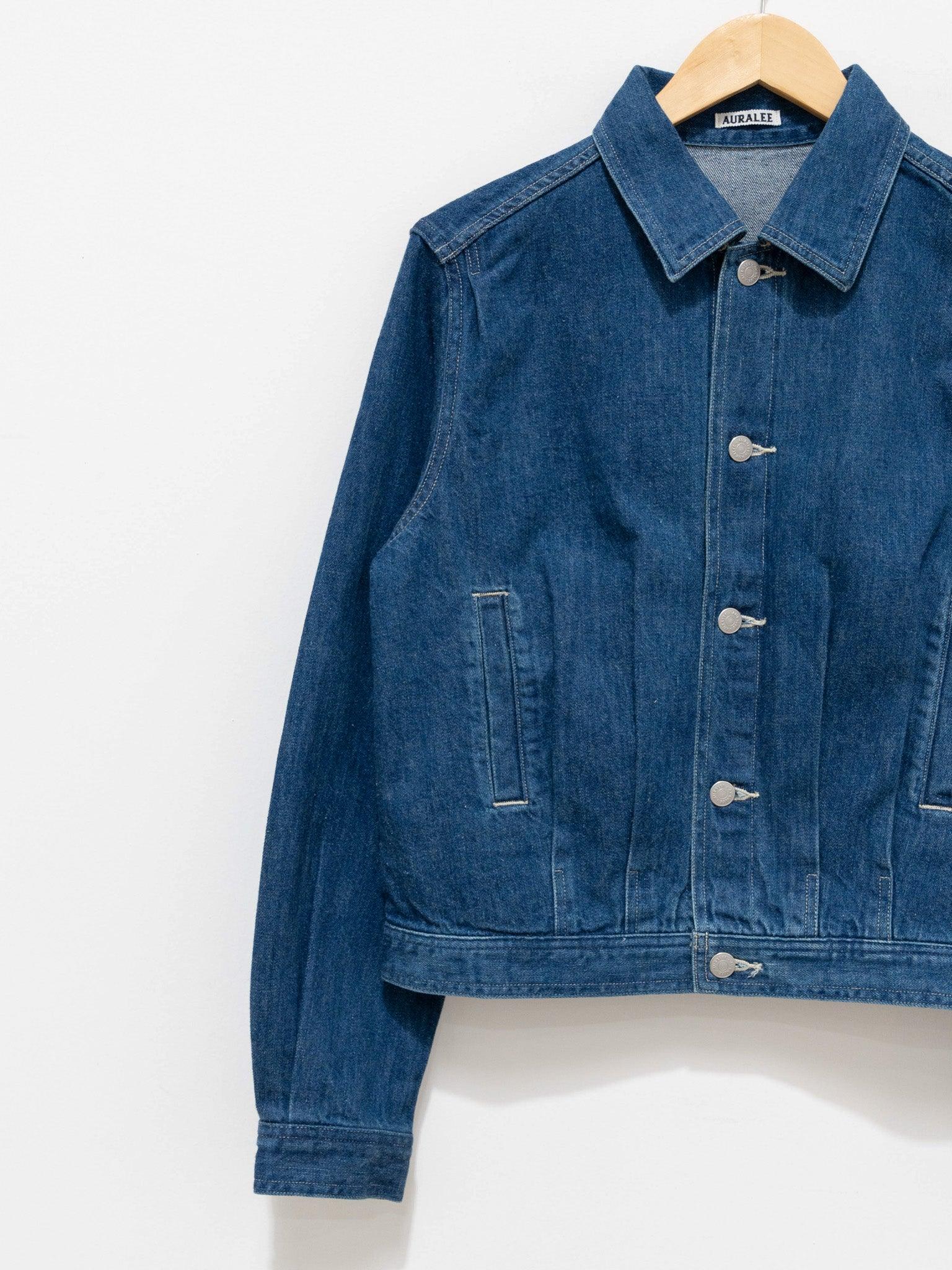Namu Shop - Auralee Selvedge Light Denim Blouson - Light Indigo (Women’s)