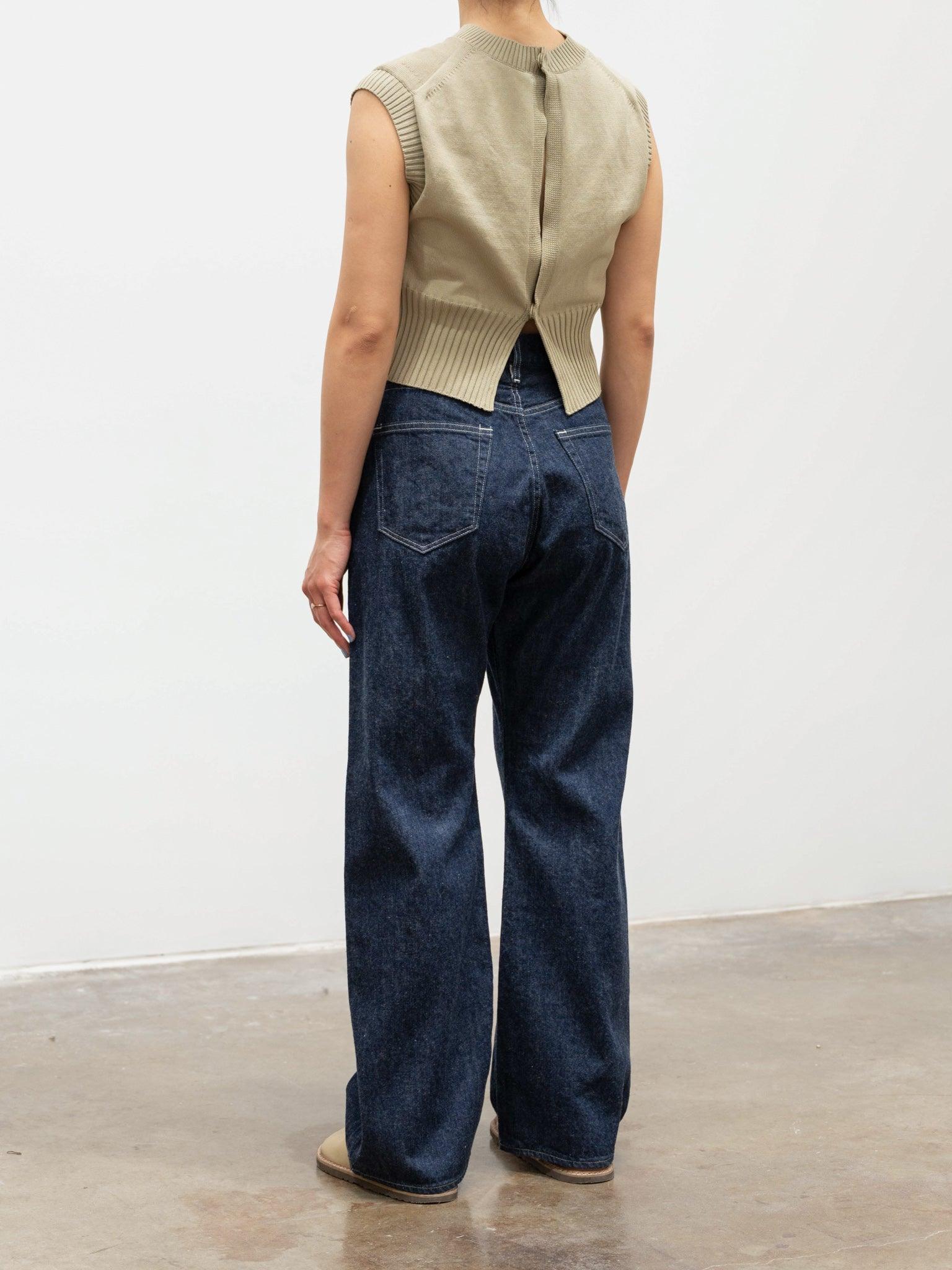 Namu Shop - Auralee Selvedge Light Denim Wide Pants - Indigo