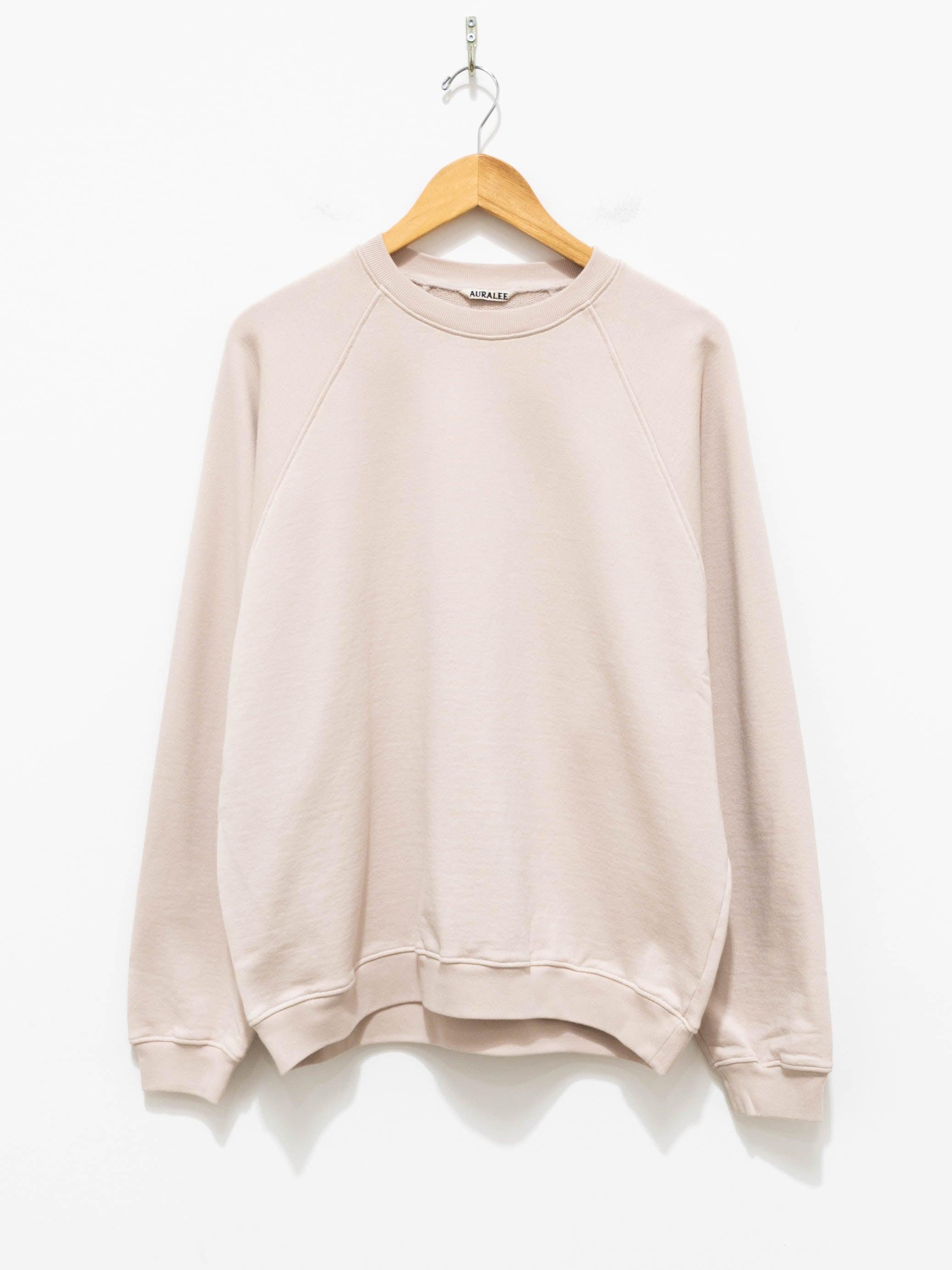 Namu Shop - Auralee Smooth Soft Sweat Pullover - Light Pink