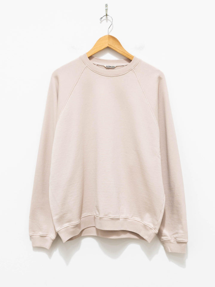 Namu Shop - Auralee Smooth Soft Sweat Pullover - Light Pink