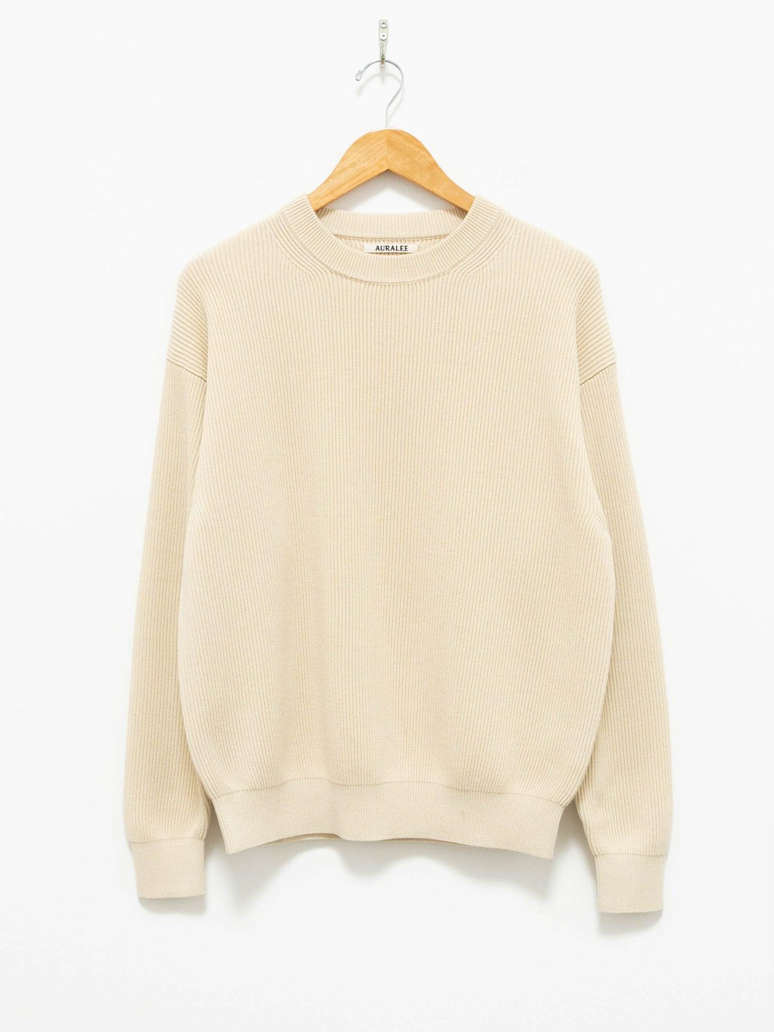 Namu Shop - Auralee Super Hard Twist Rib Knit (Women’s) - Ivory