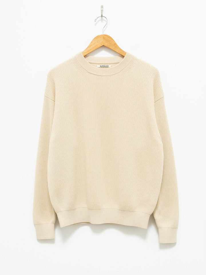 Namu Shop - Auralee Super Hard Twist Rib Knit (Women’s) - Ivory