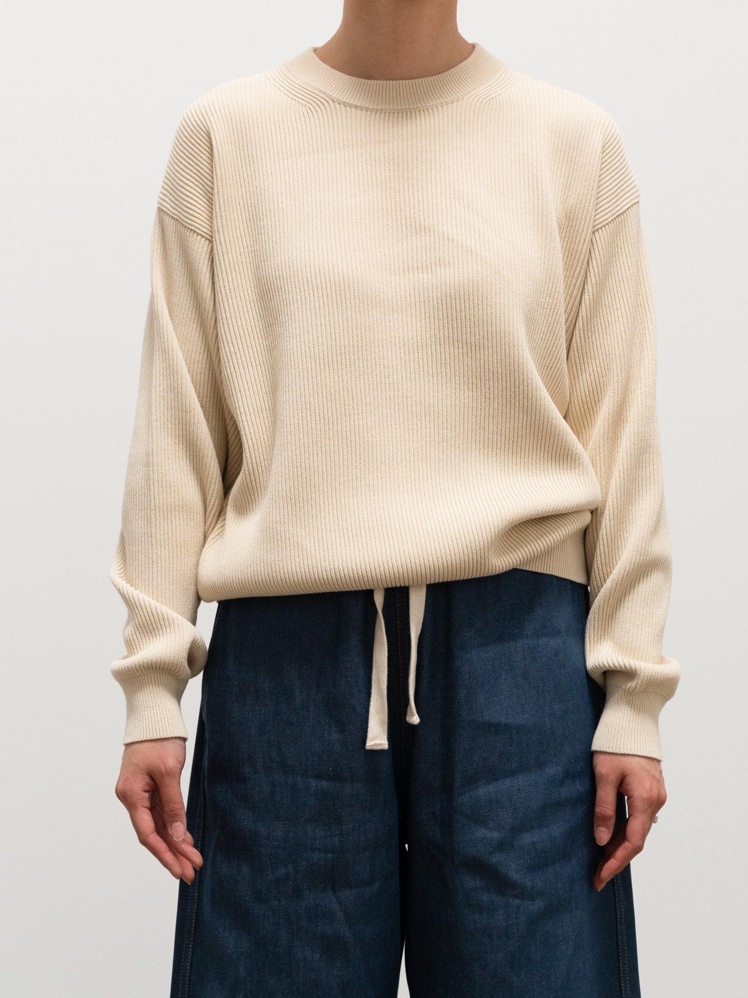Namu Shop - Auralee Super Hard Twist Rib Knit (Women’s) - Ivory