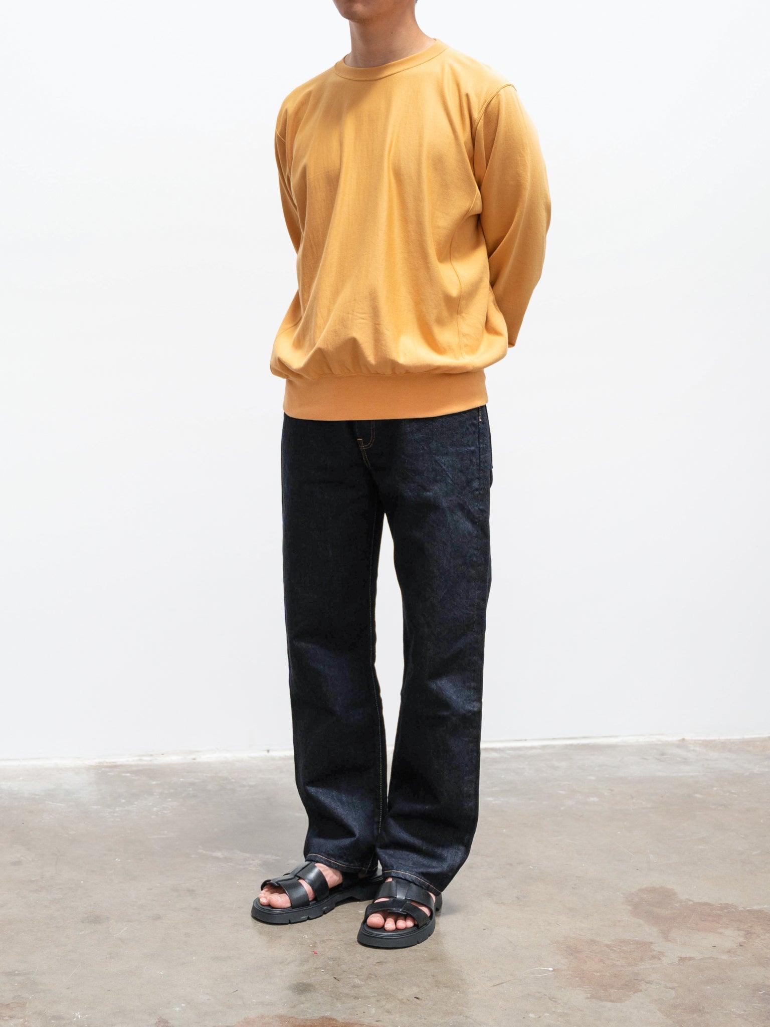 Namu Shop - Auralee Super High Gauge Napped Sweat Pullover - Dark Blue