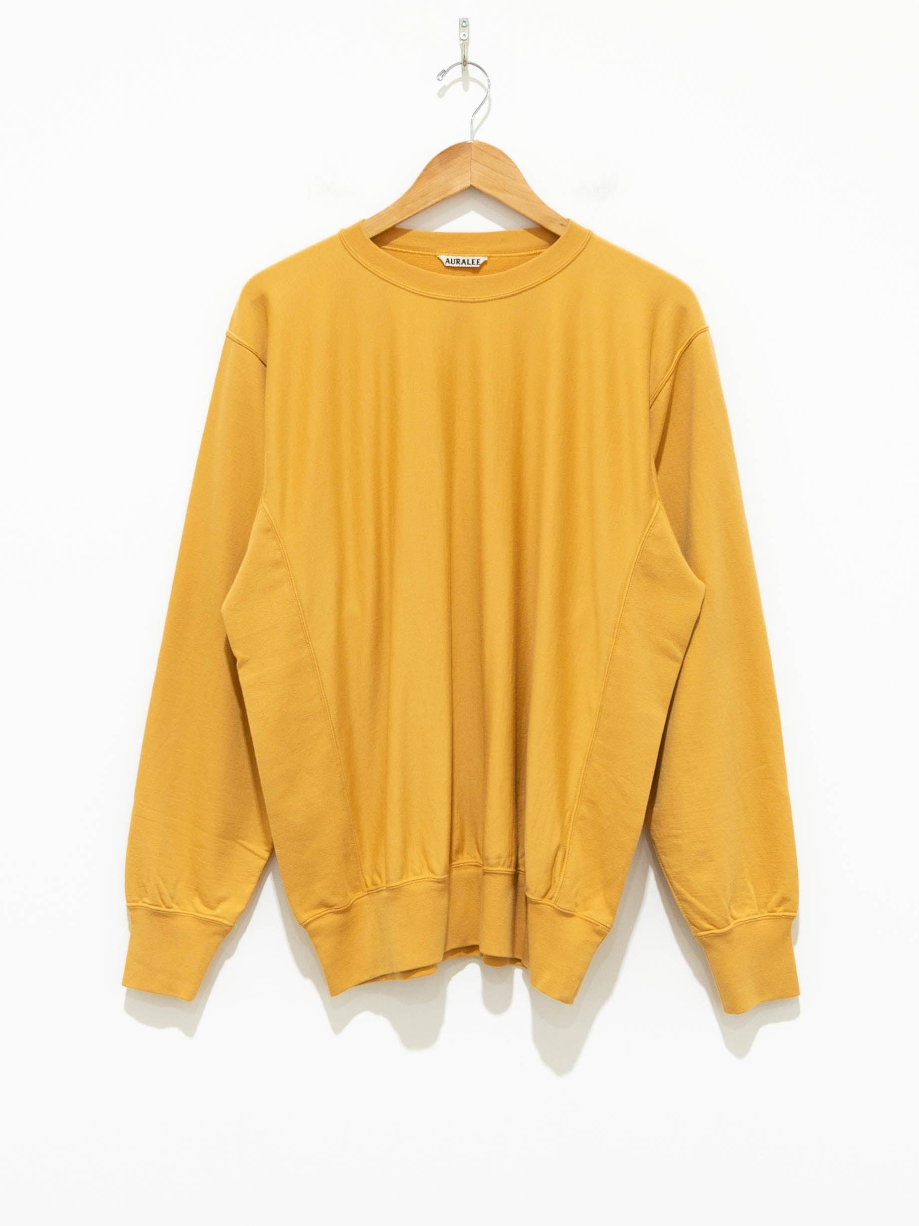 Namu Shop - Auralee Super High Gauge Napped Sweat Pullover - Orange