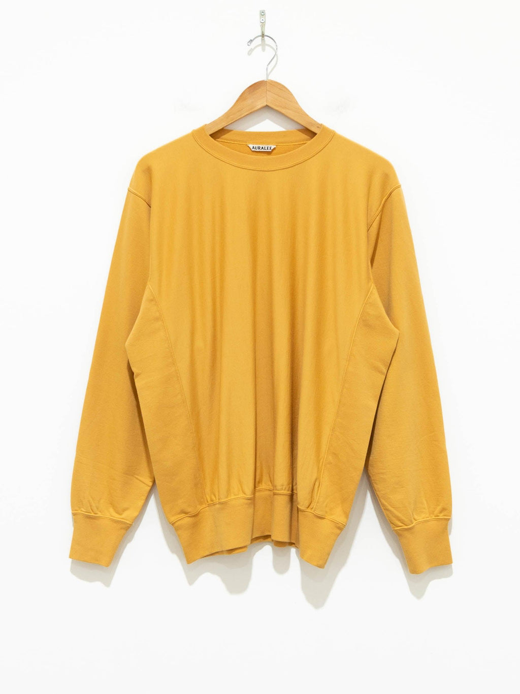 Namu Shop - Auralee Super High Gauge Napped Sweat Pullover - Orange