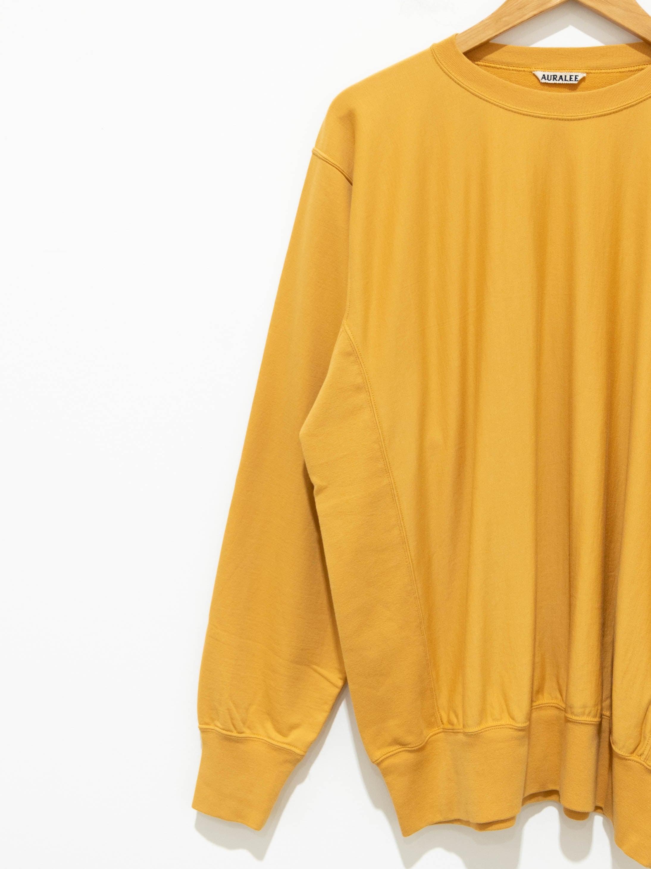 Namu Shop - Auralee Super High Gauge Napped Sweat Pullover - Orange