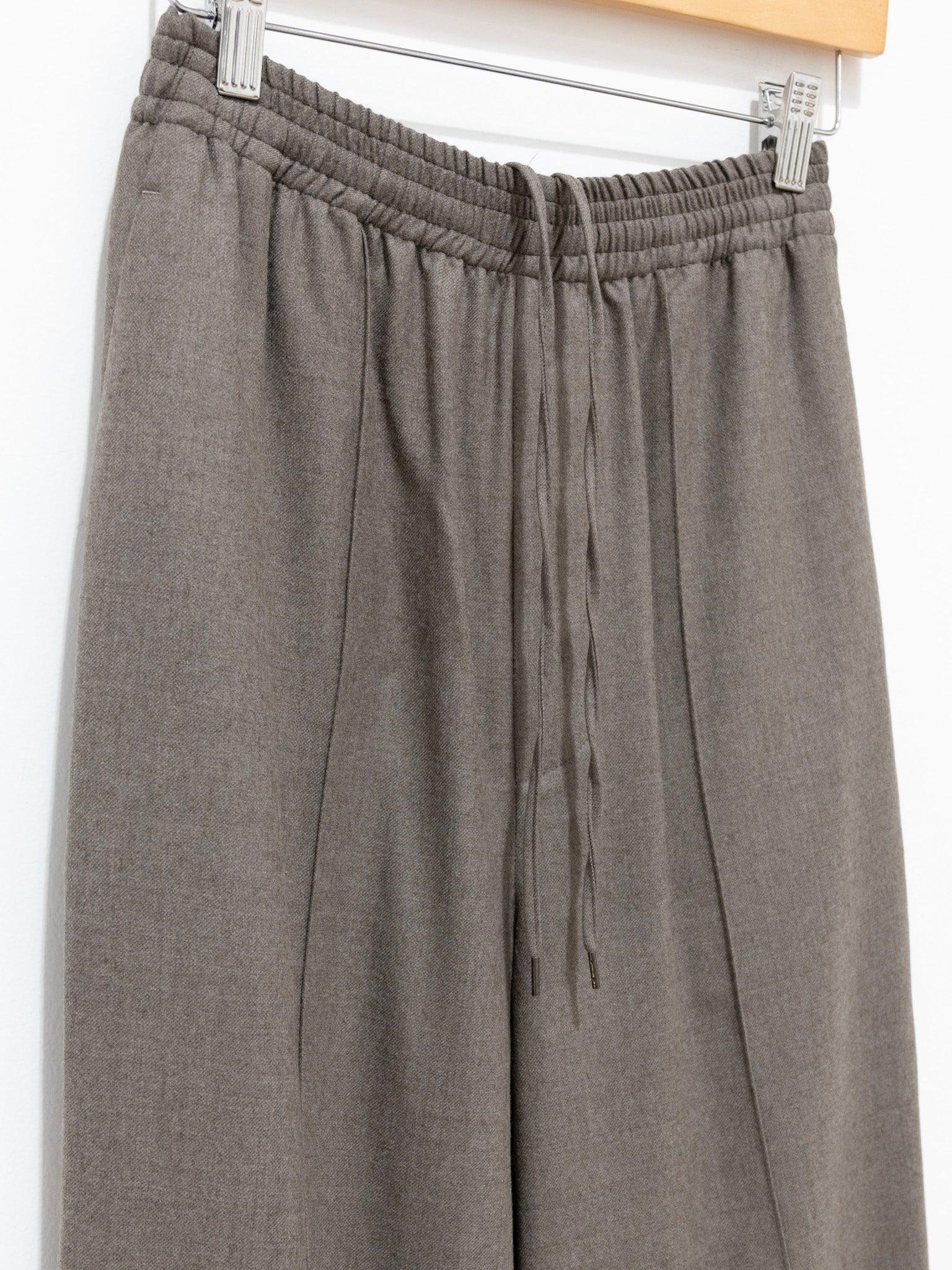 Namu Shop - Auralee Super Light Wool Easy Slacks - Top Brown