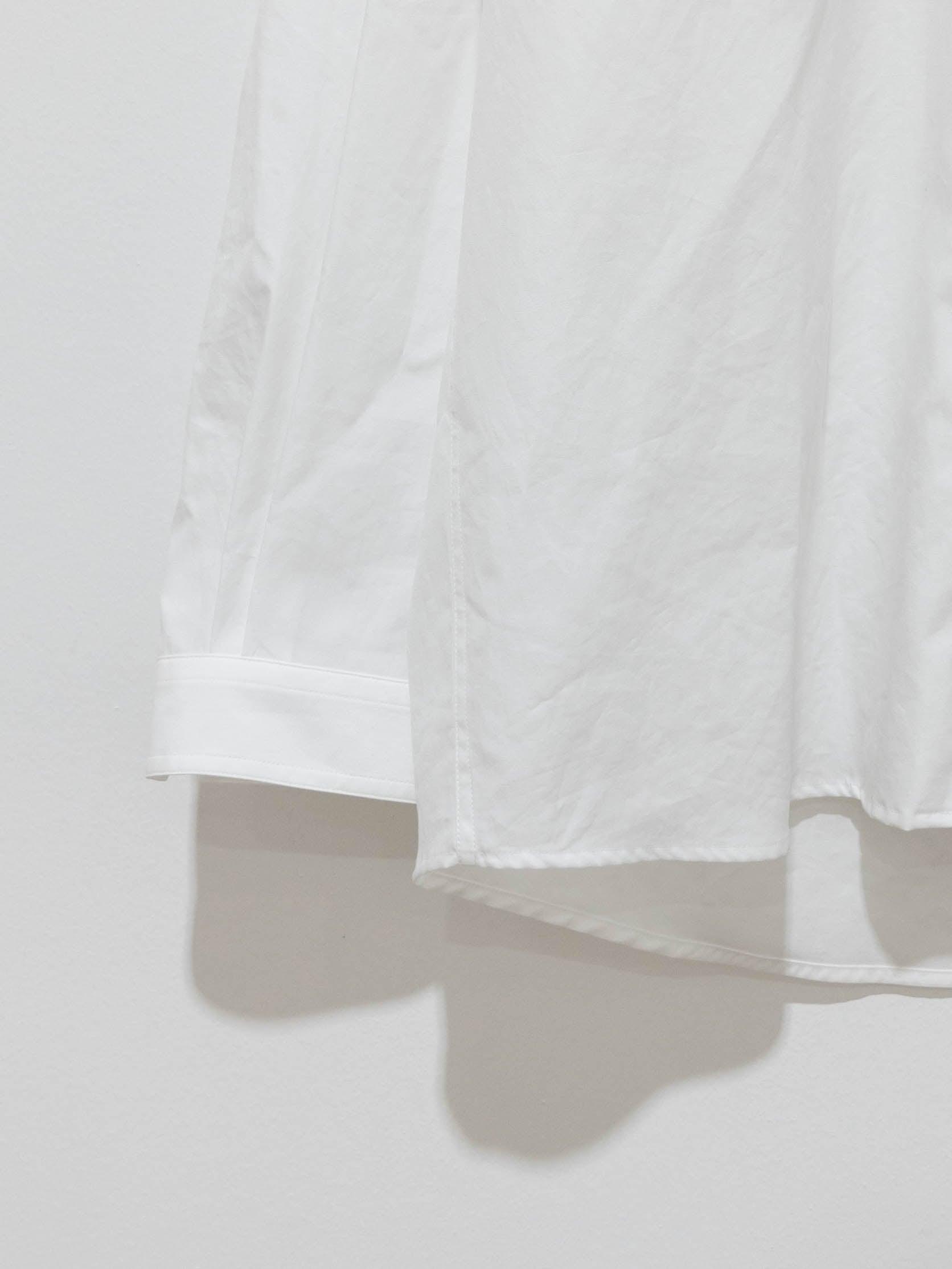 Namu Shop - Auralee Washed Finx Twill Pullover Shirt - White