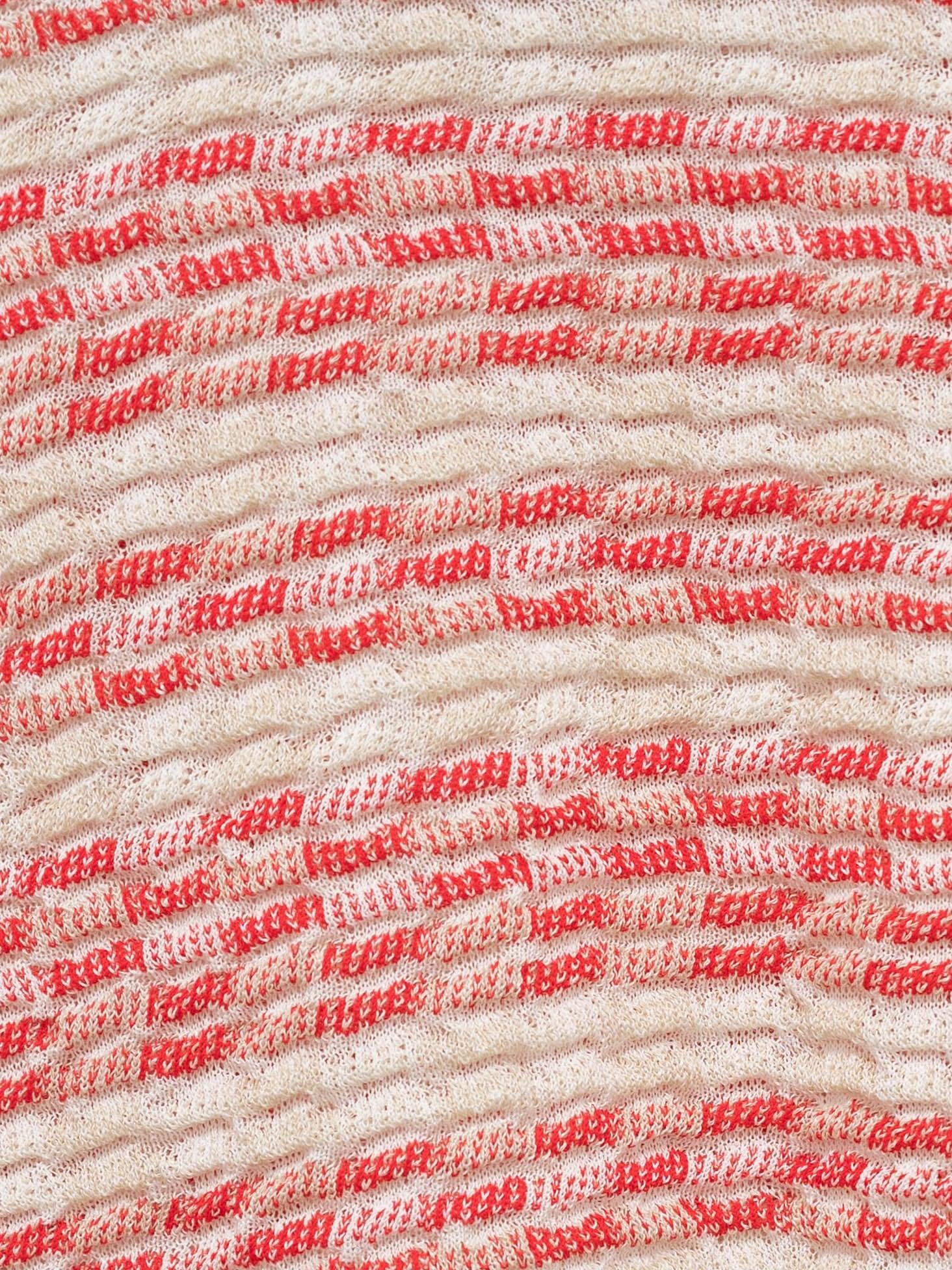 Namu Shop - Babaco Basket Check Top - Ivory/Red