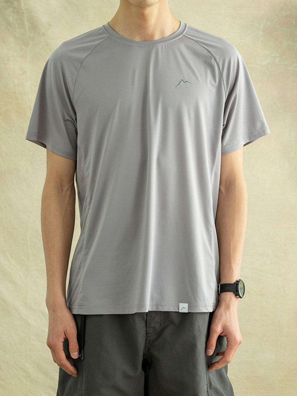 Namu Shop - CAYL Logo Mesh Short Sleeve Tee - Light Gray