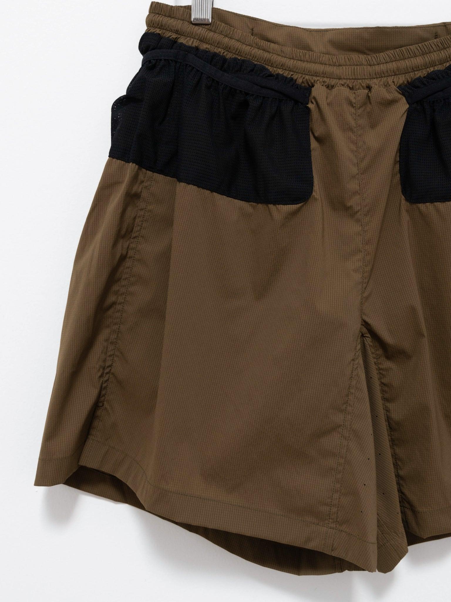 Namu Shop - CAYL Nylon Trail Shorts - Brown Khaki