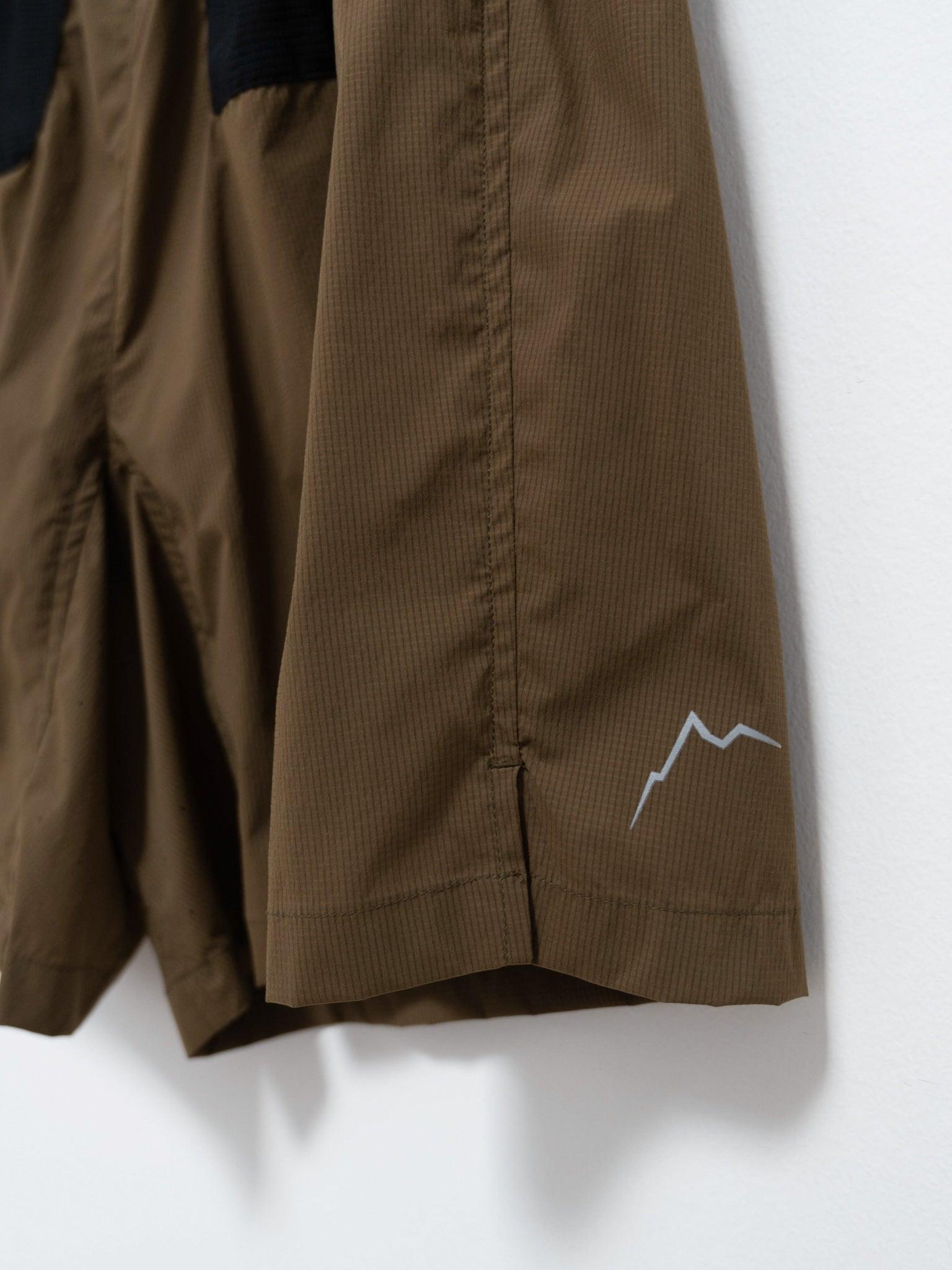 Namu Shop - CAYL Nylon Trail Shorts - Brown Khaki