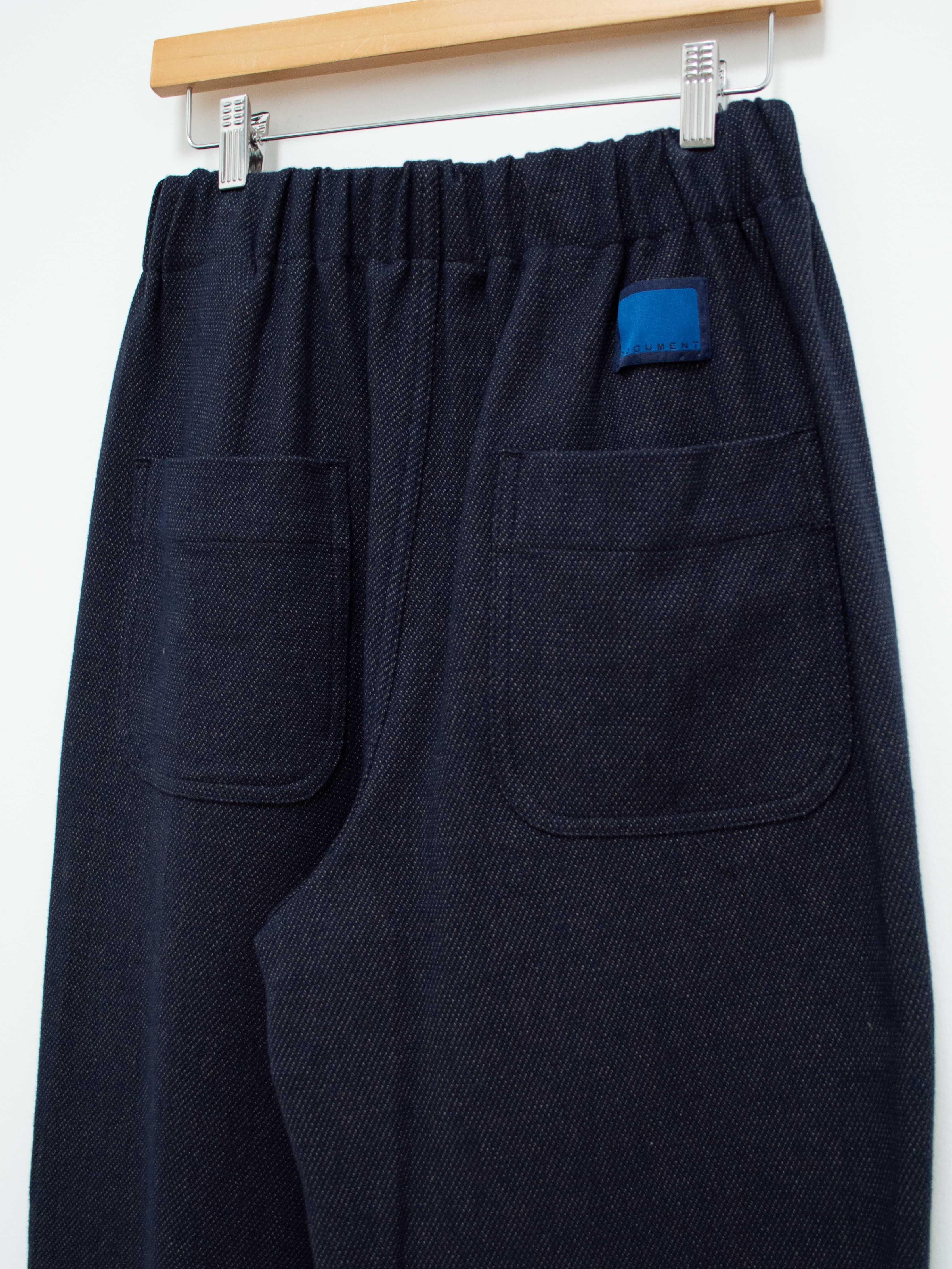 Namu Shop - Document Denim Cotton One Tucked Trousers