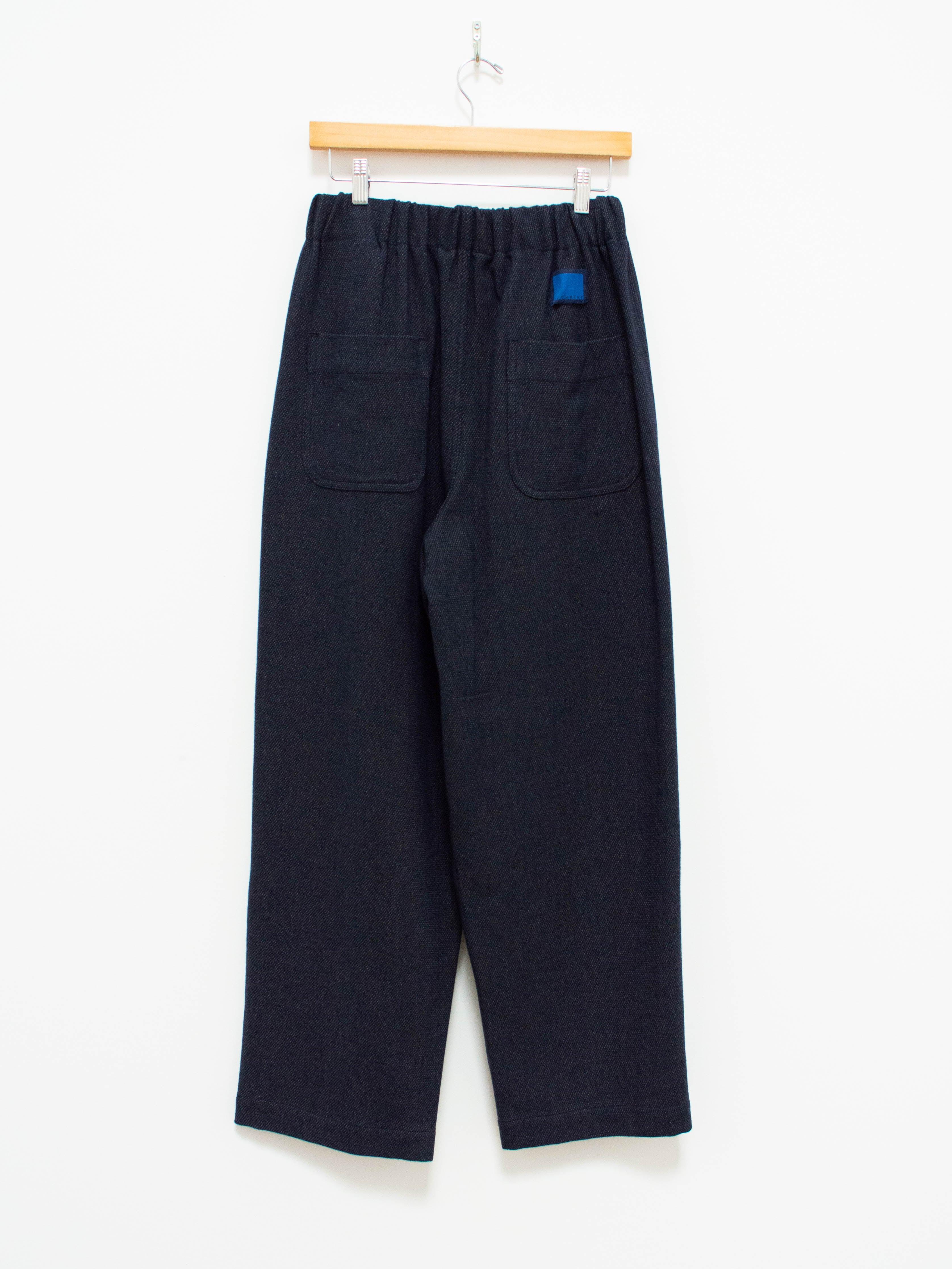 Namu Shop - Document Denim Cotton One Tucked Trousers