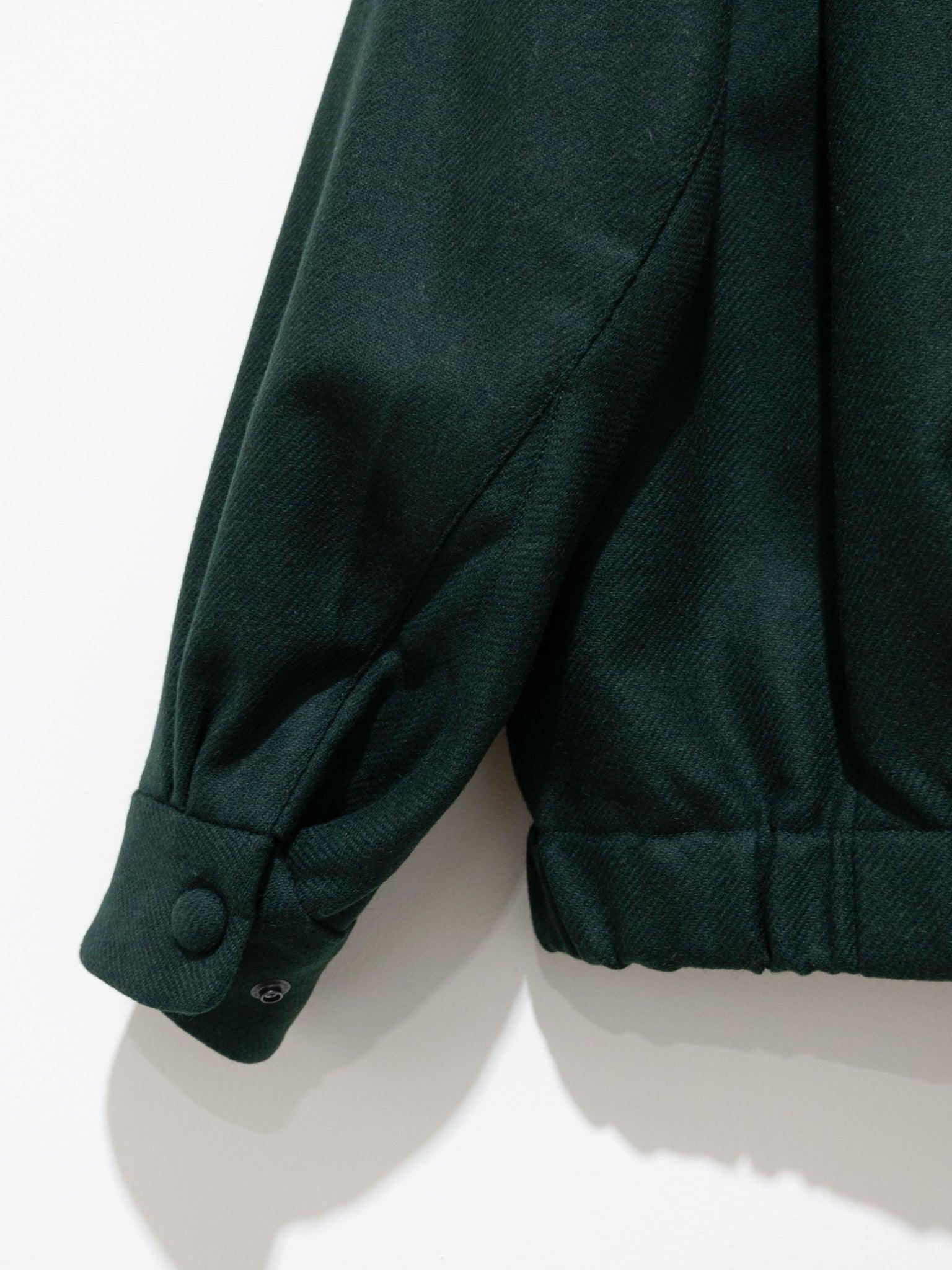 Namu Shop - Document English Wool CPO Jacket - Forest Green (restocked)