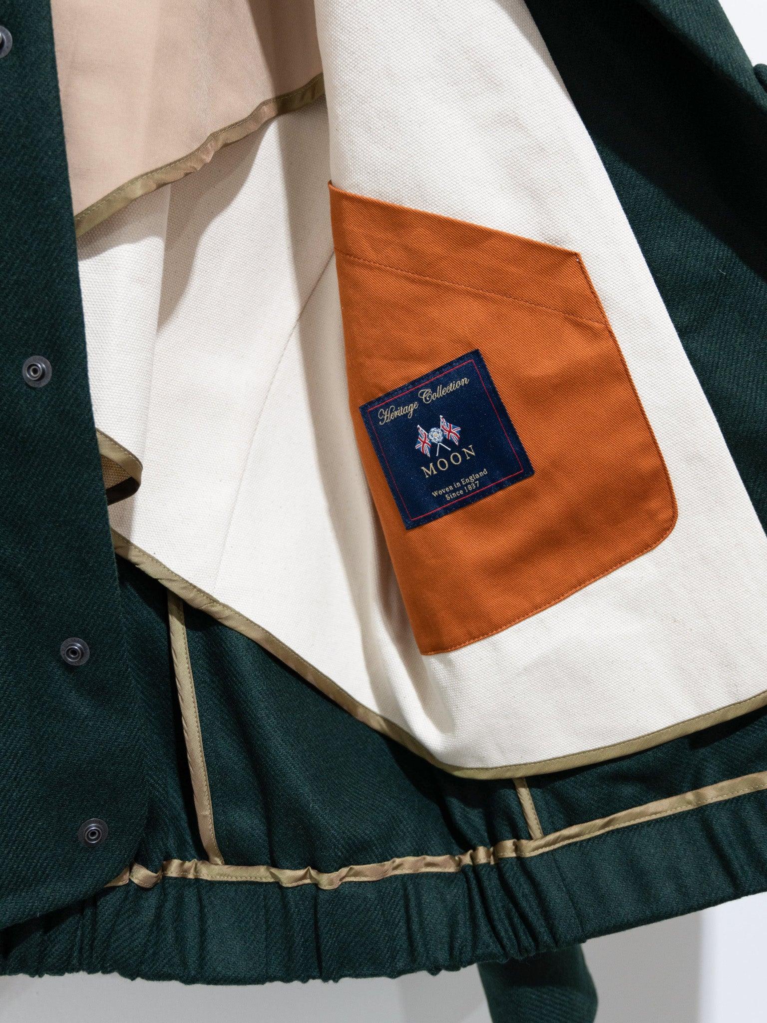 Namu Shop - Document English Wool CPO Jacket - Forest Green (restocked)
