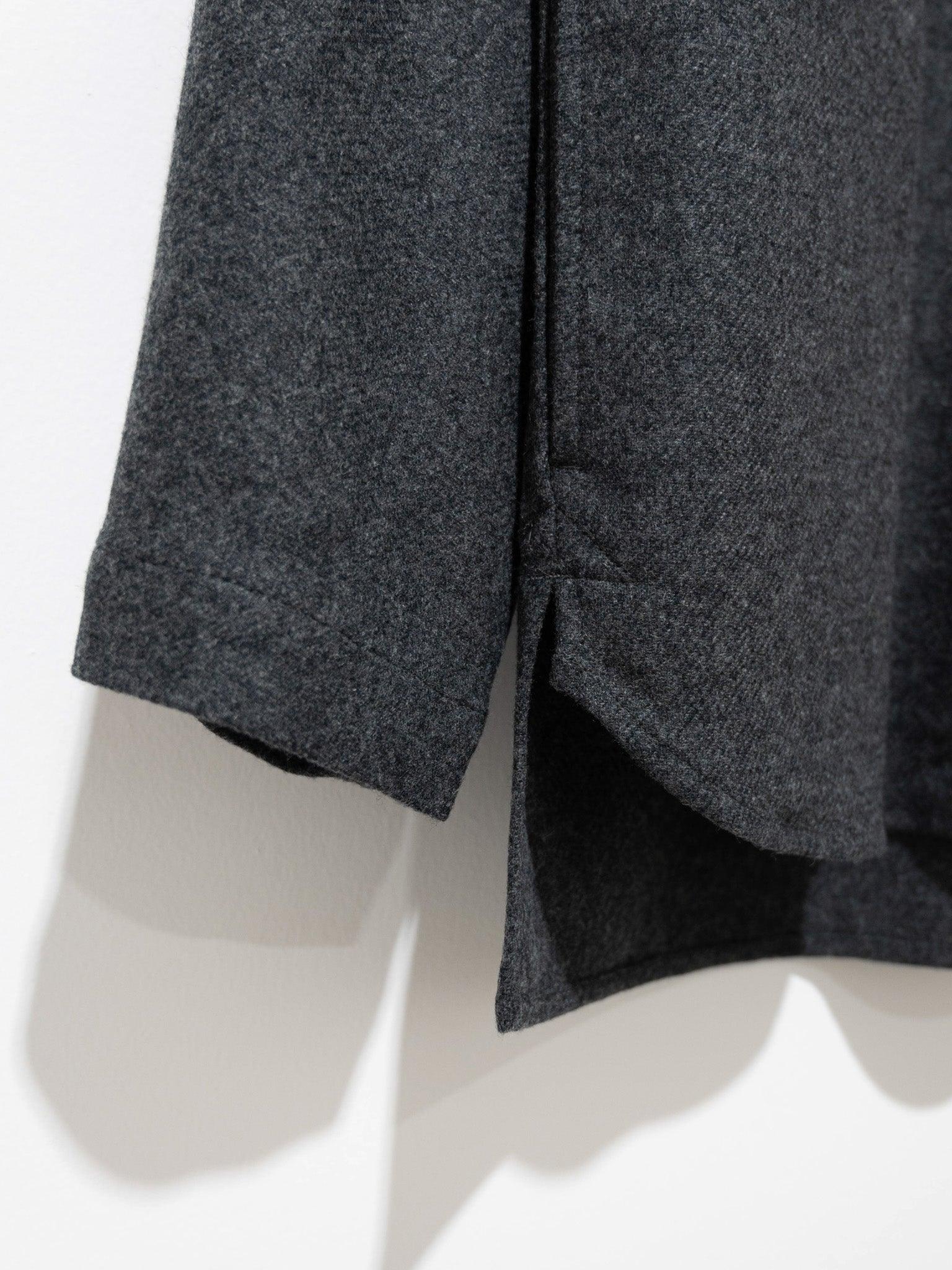Namu Shop - Document English Wool Shirting Jacket - Gray