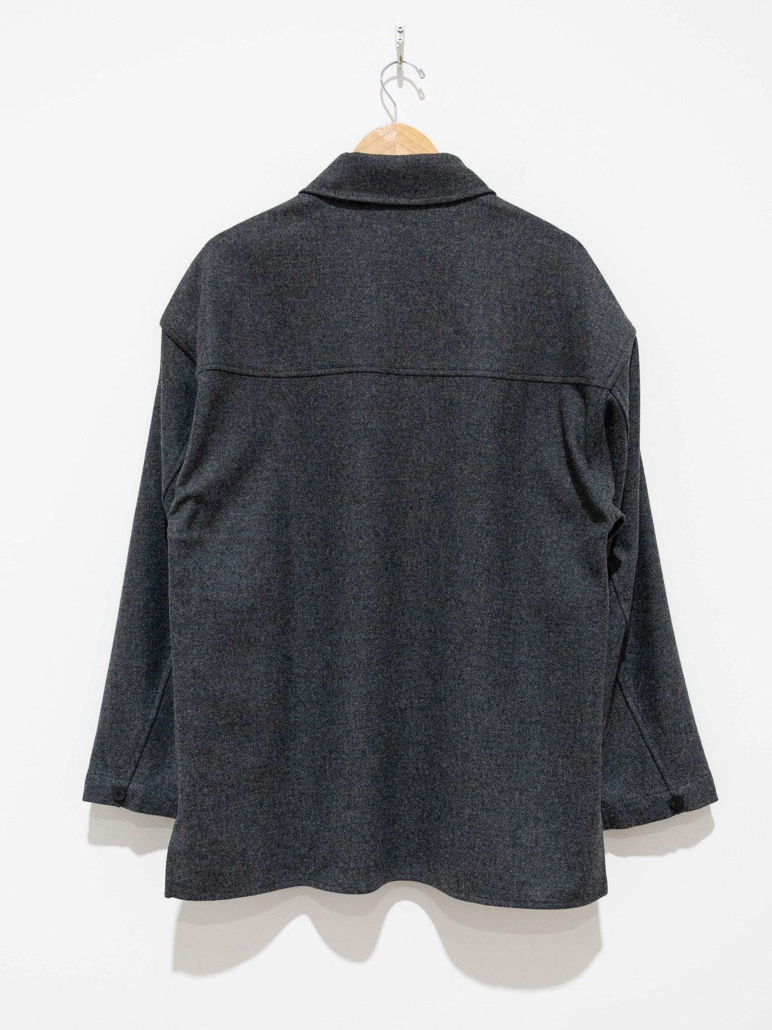 Namu Shop - Document English Wool Shirting Jacket - Gray