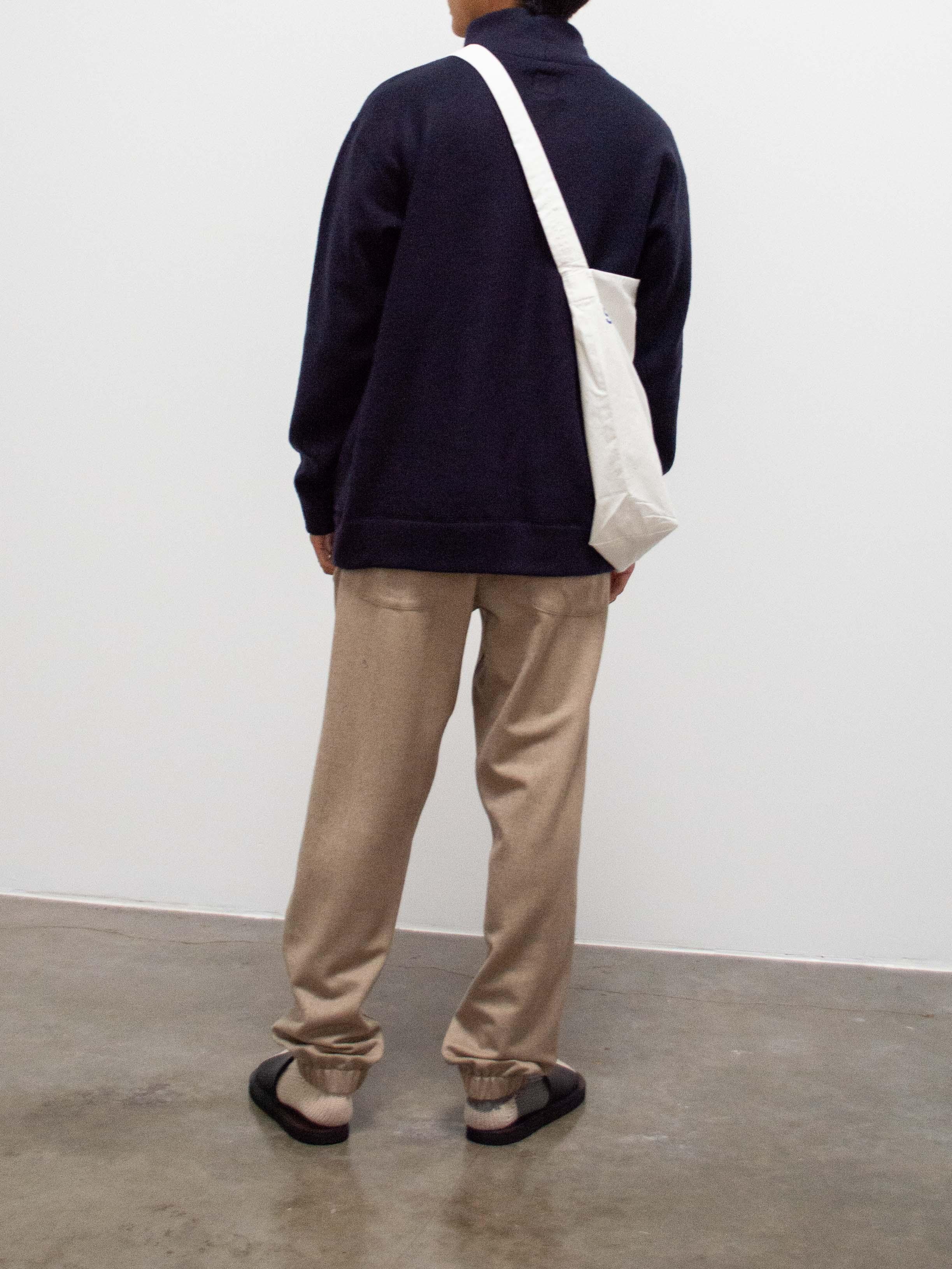 Namu Shop - Document Flexible Wool Easy Pants - Beige