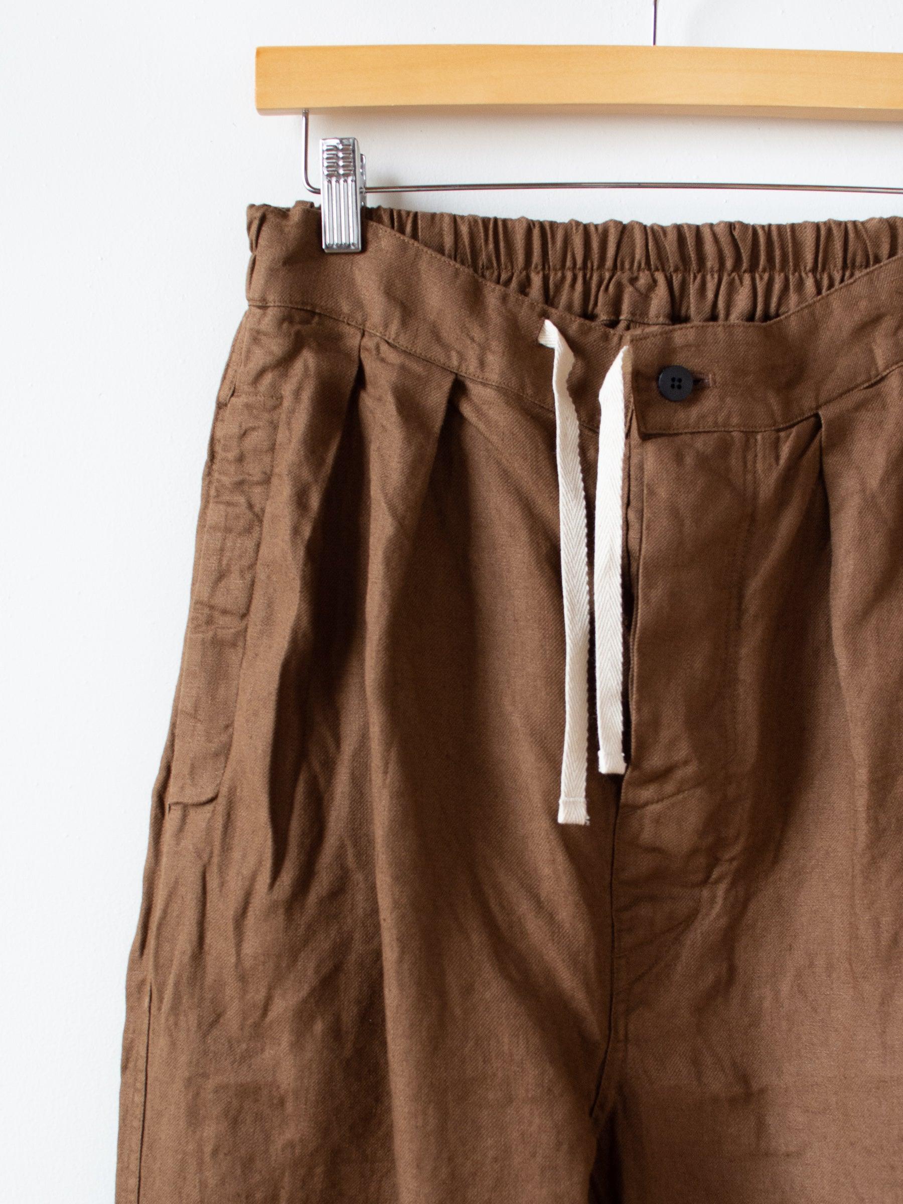 Namu Shop - Document Irish Linen Painter Pants - Brown