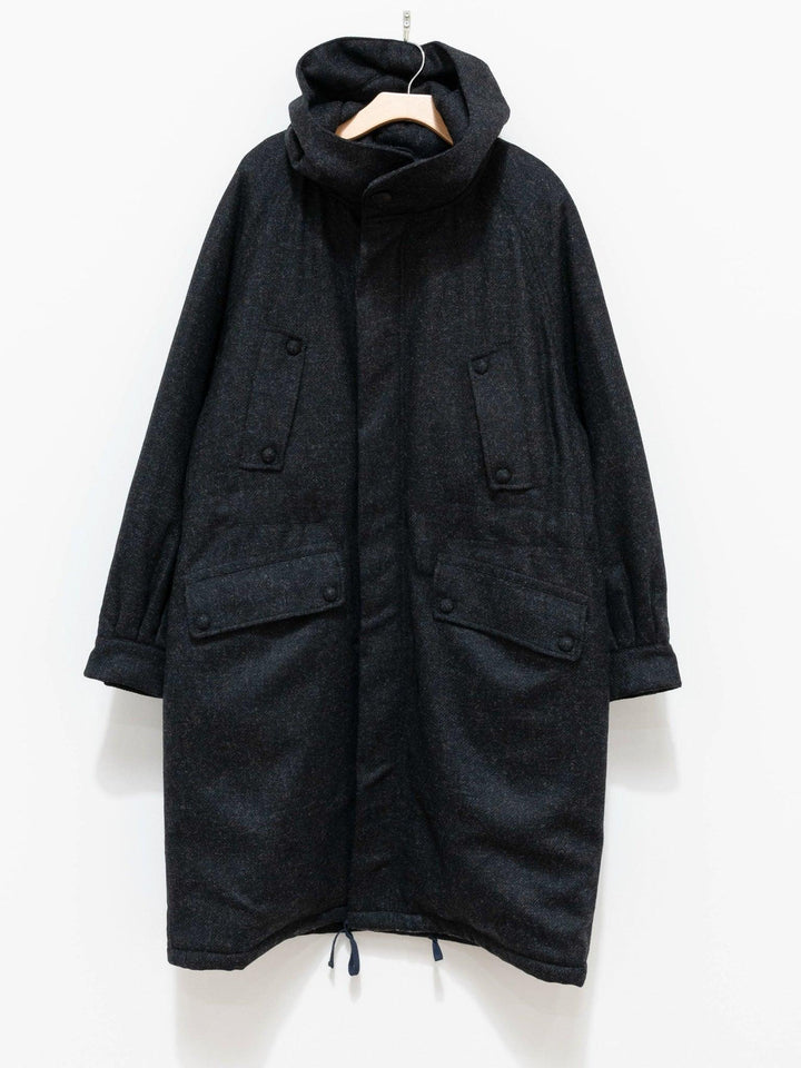 Namu Shop - Document Lightweight Padded Wool Parka - Dark Gray