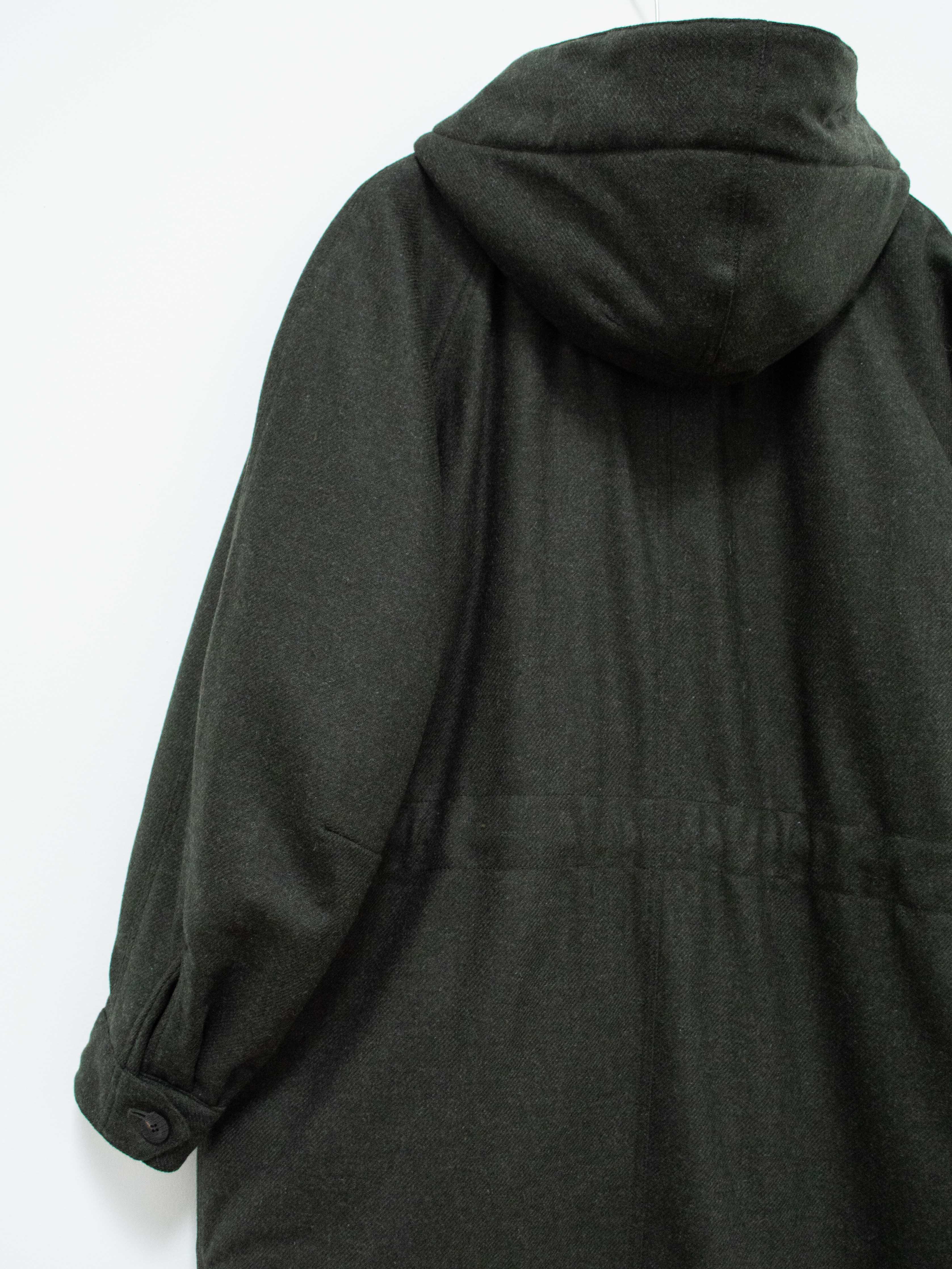 Namu Shop - Document Lightweight Padded Wool Parka - Forest Green