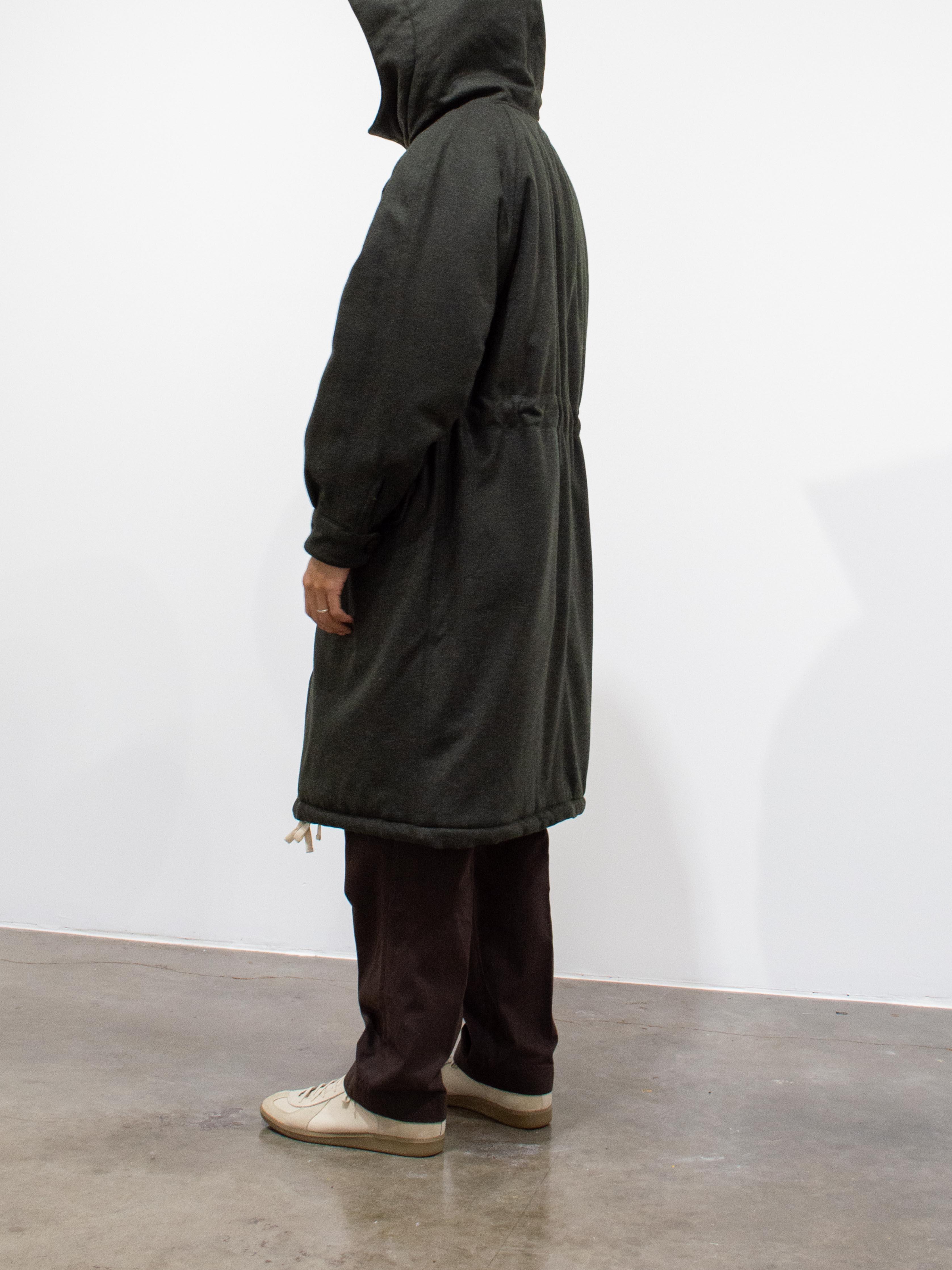 Namu Shop - Document Lightweight Padded Wool Parka - Forest Green