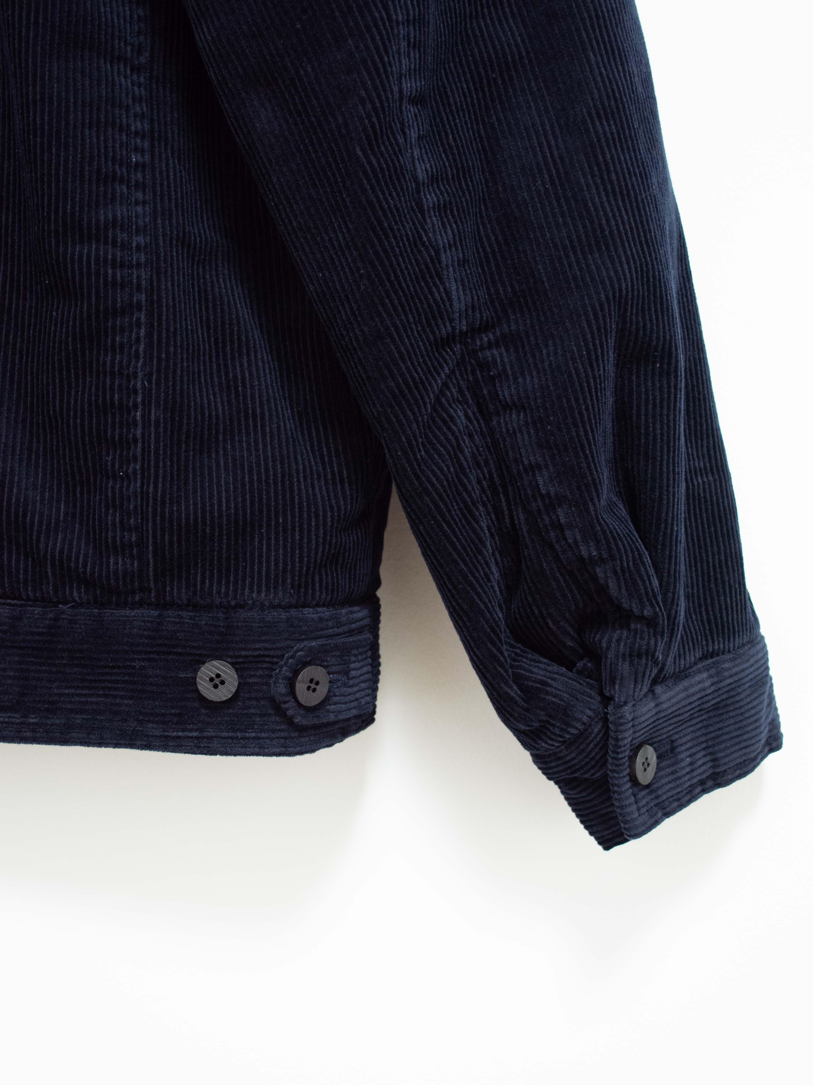 Namu Shop - Document Padded Corduroy Jacket - Navy