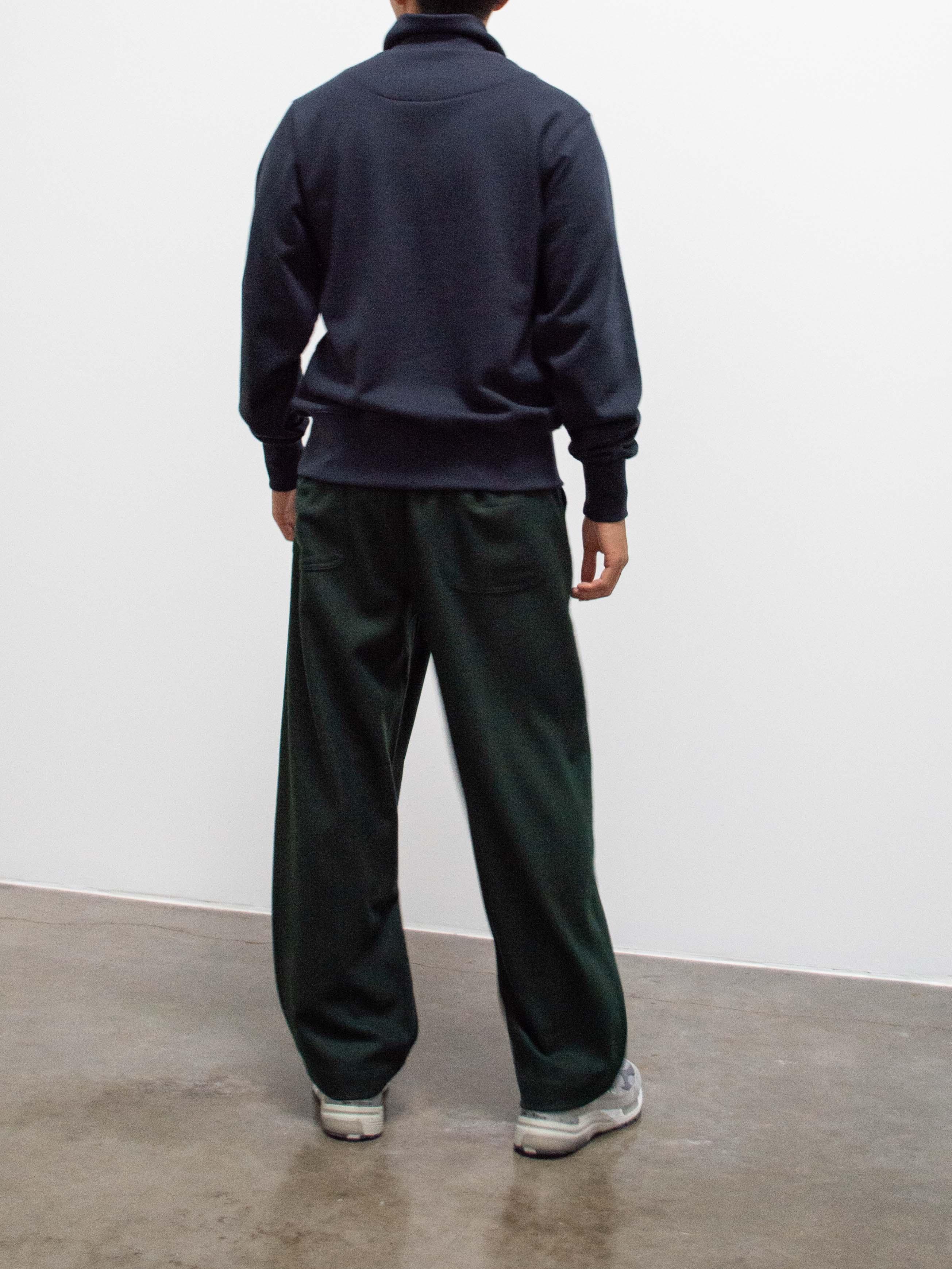 Namu Shop - Document Ribbed Turtleneck Sweat Jersey - Navy