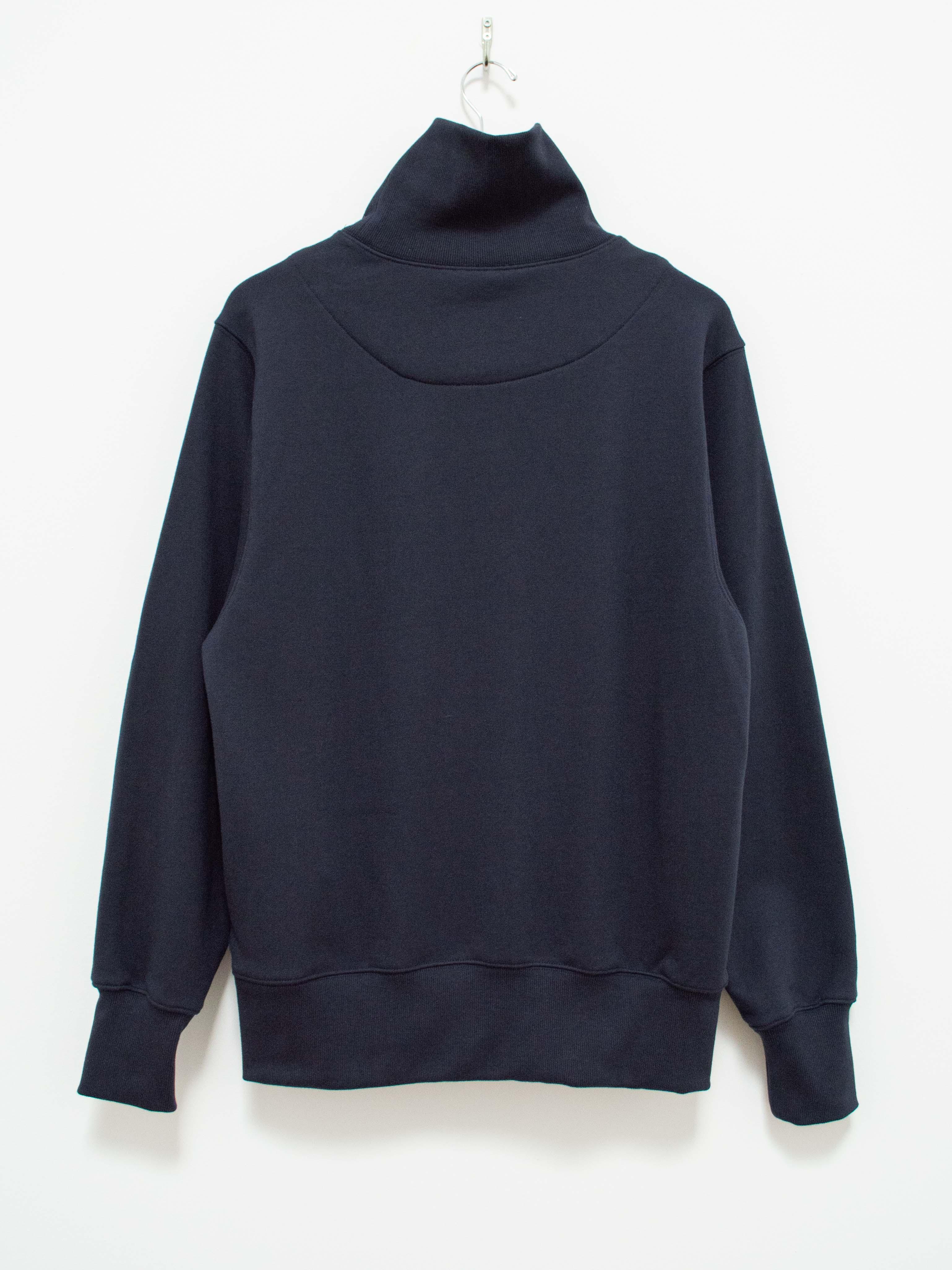 Namu Shop - Document Ribbed Turtleneck Sweat Jersey - Navy