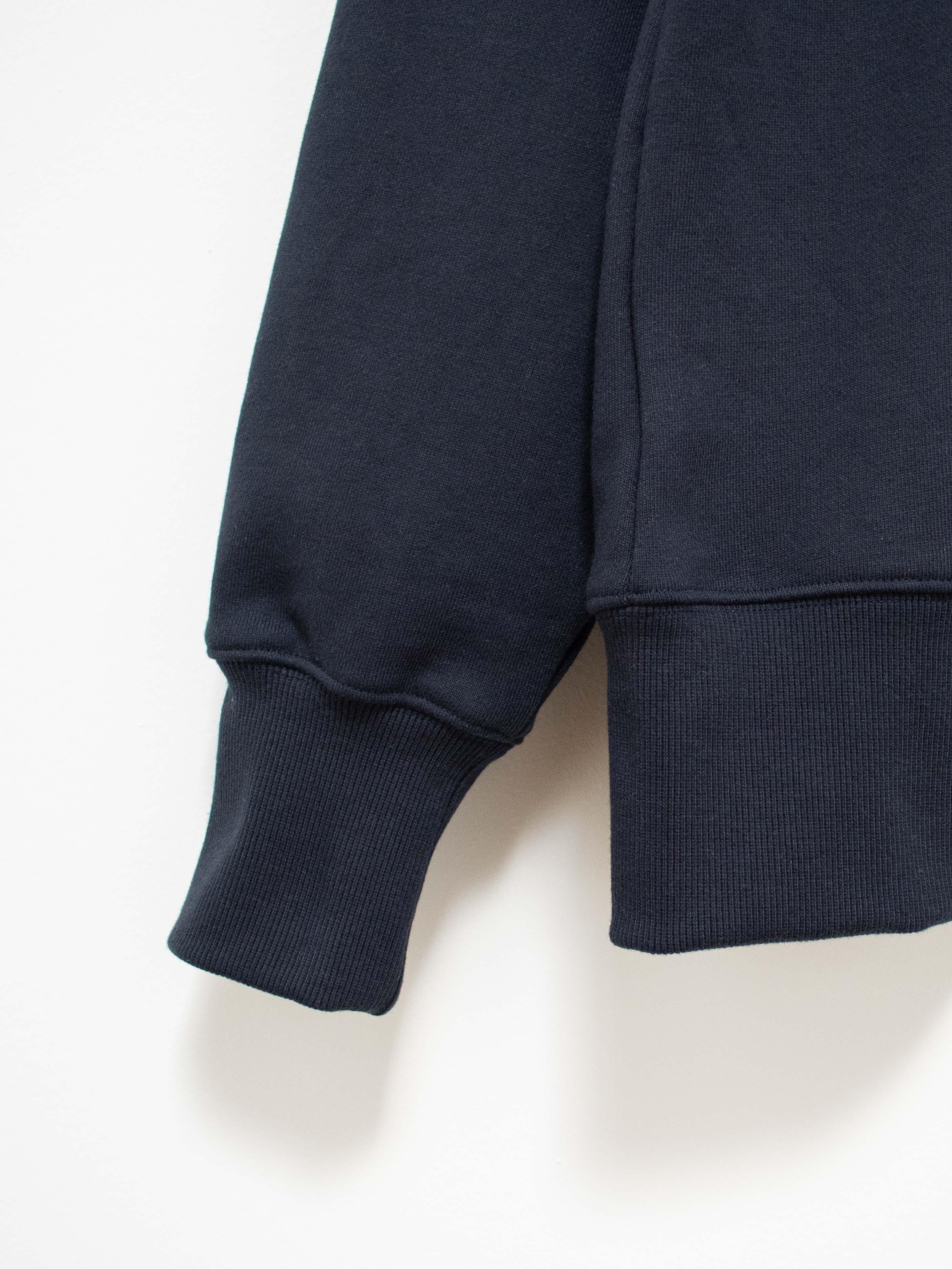 Namu Shop - Document Ribbed Turtleneck Sweat Jersey - Navy
