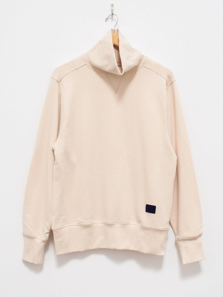 Namu Shop - Document Ribbed Turtleneck Sweat Jersey - Vaseline