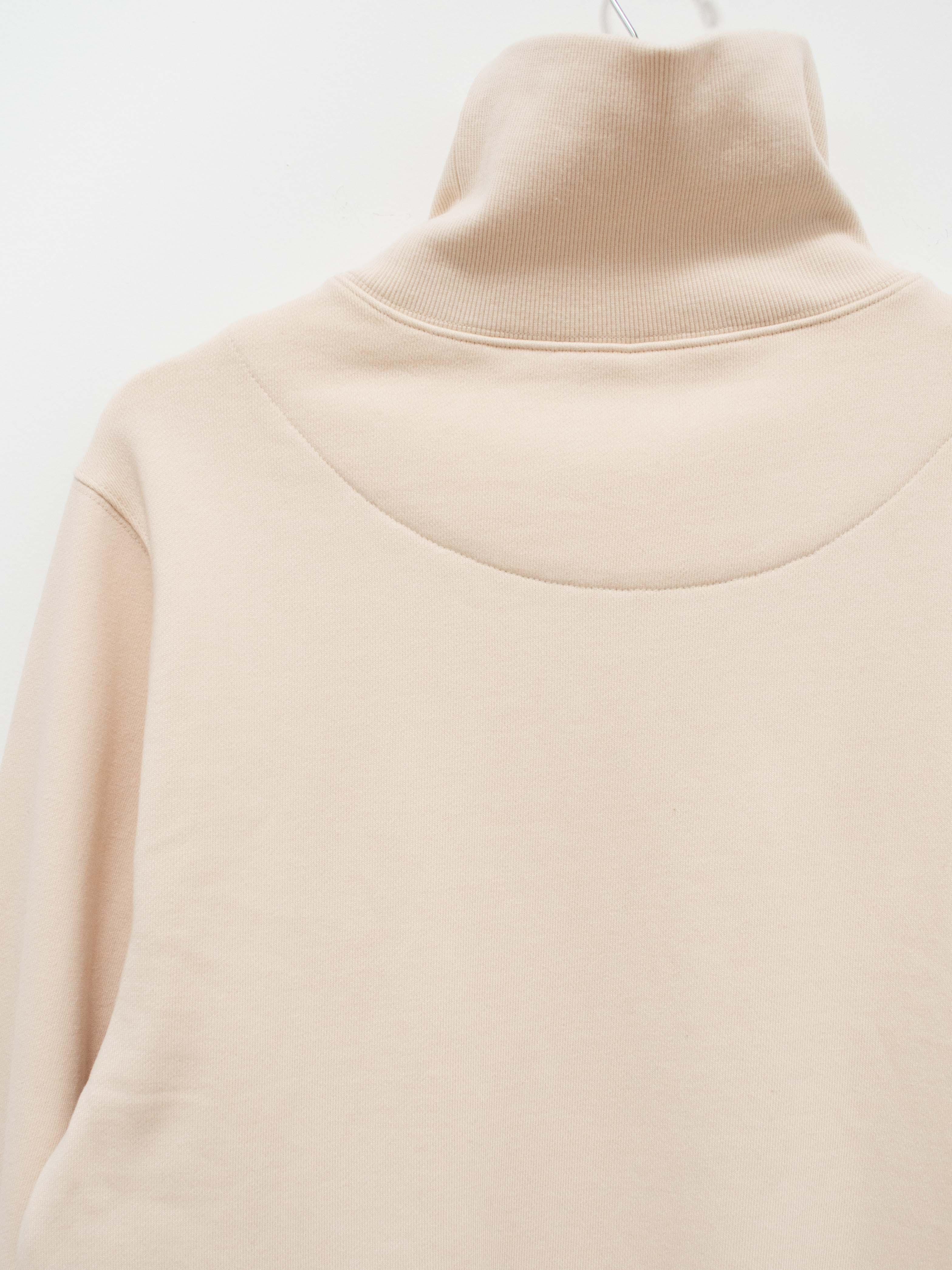 Namu Shop - Document Ribbed Turtleneck Sweat Jersey - Vaseline
