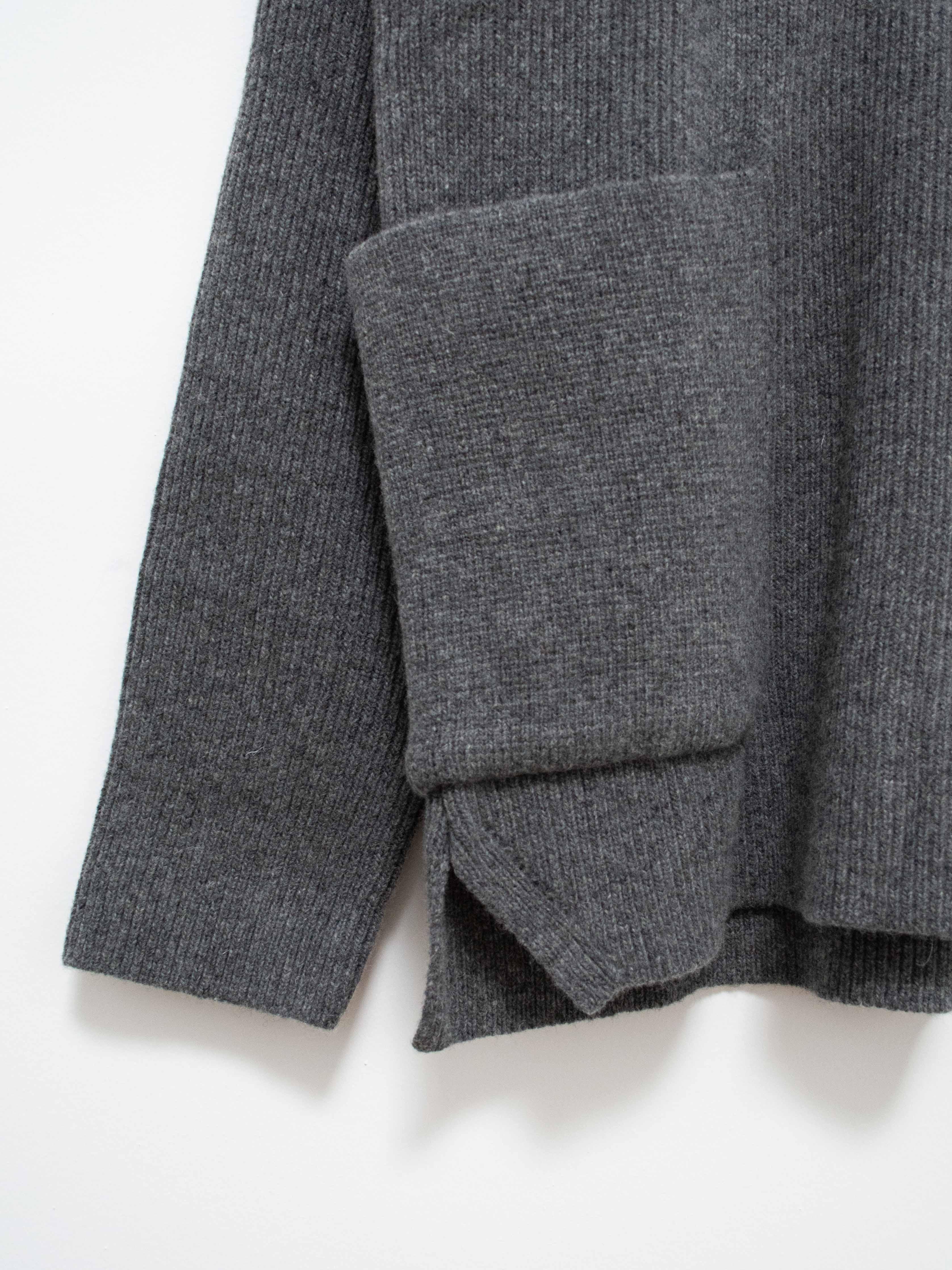 Namu Shop - Document Shirting Jacket Sweater - Gray