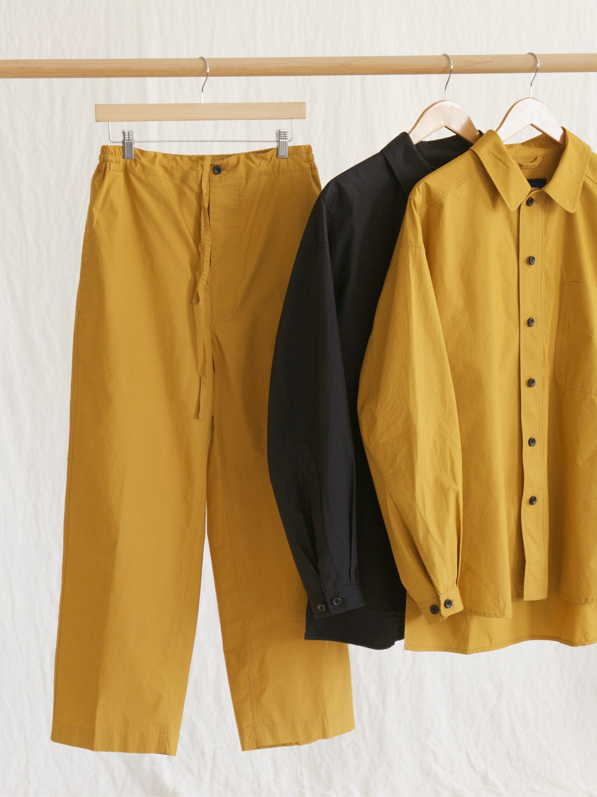 Namu Shop - Document The Document Set Up Shirt - Camel Yellow