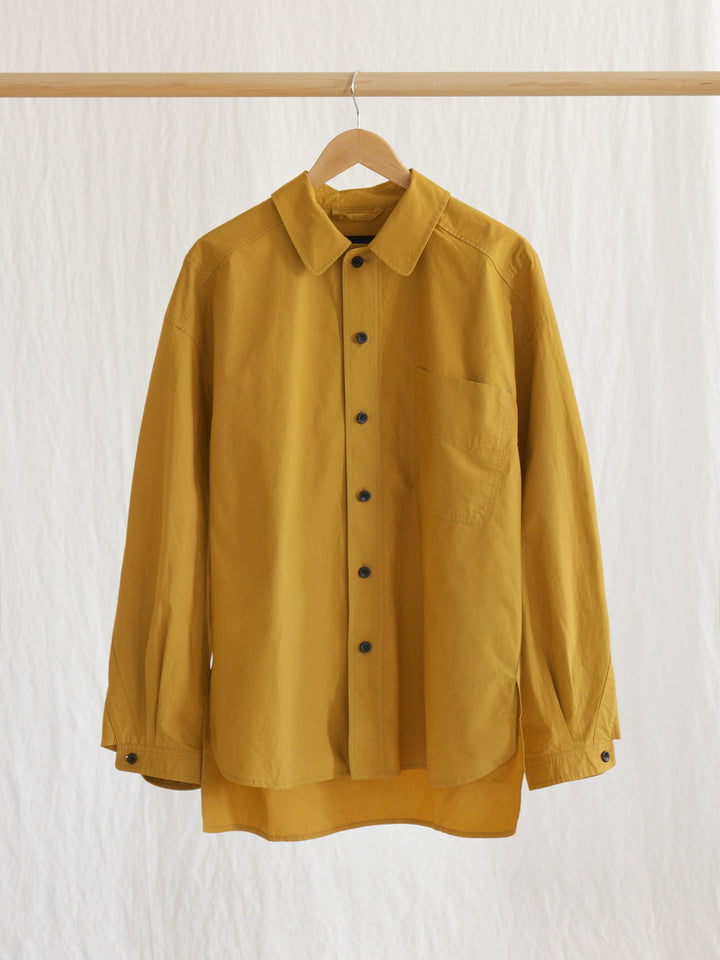 Namu Shop - Document The Document Set Up Shirt - Camel Yellow