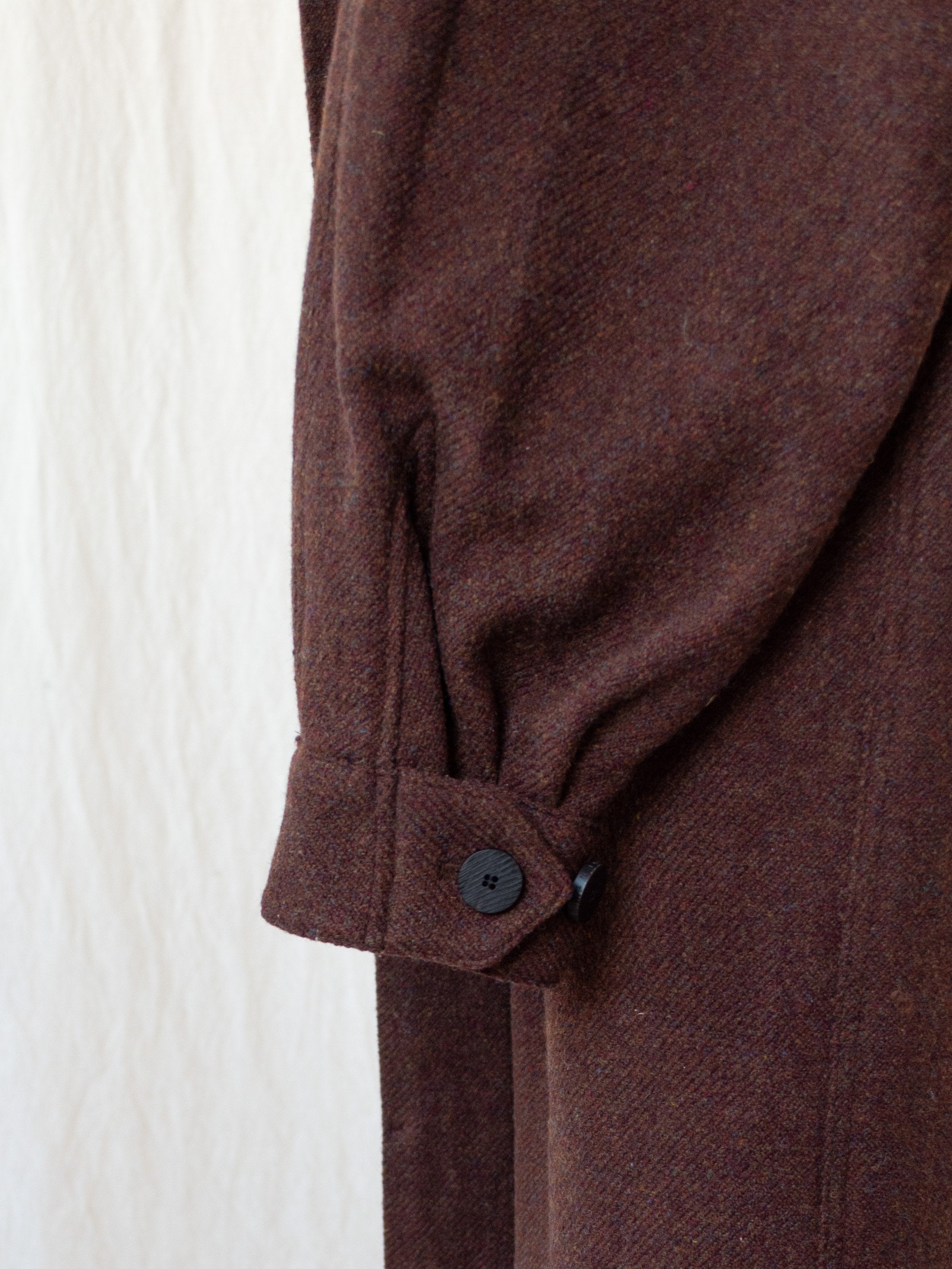 Namu Shop - Document The Document Wool Parka - Brown/Orange
