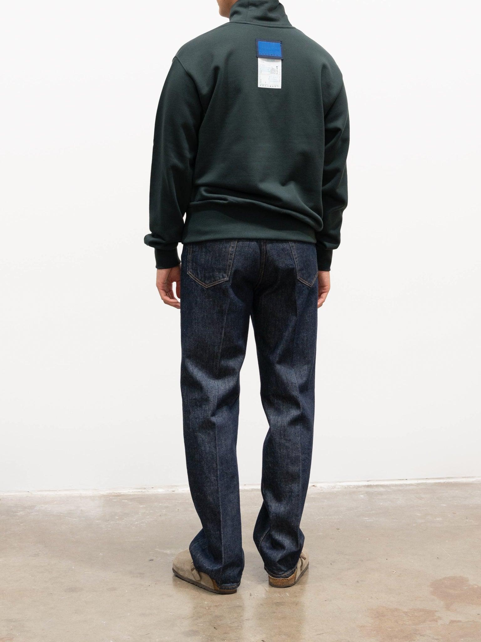 Namu Shop - Document Turtleneck Sweat Jersey - Green