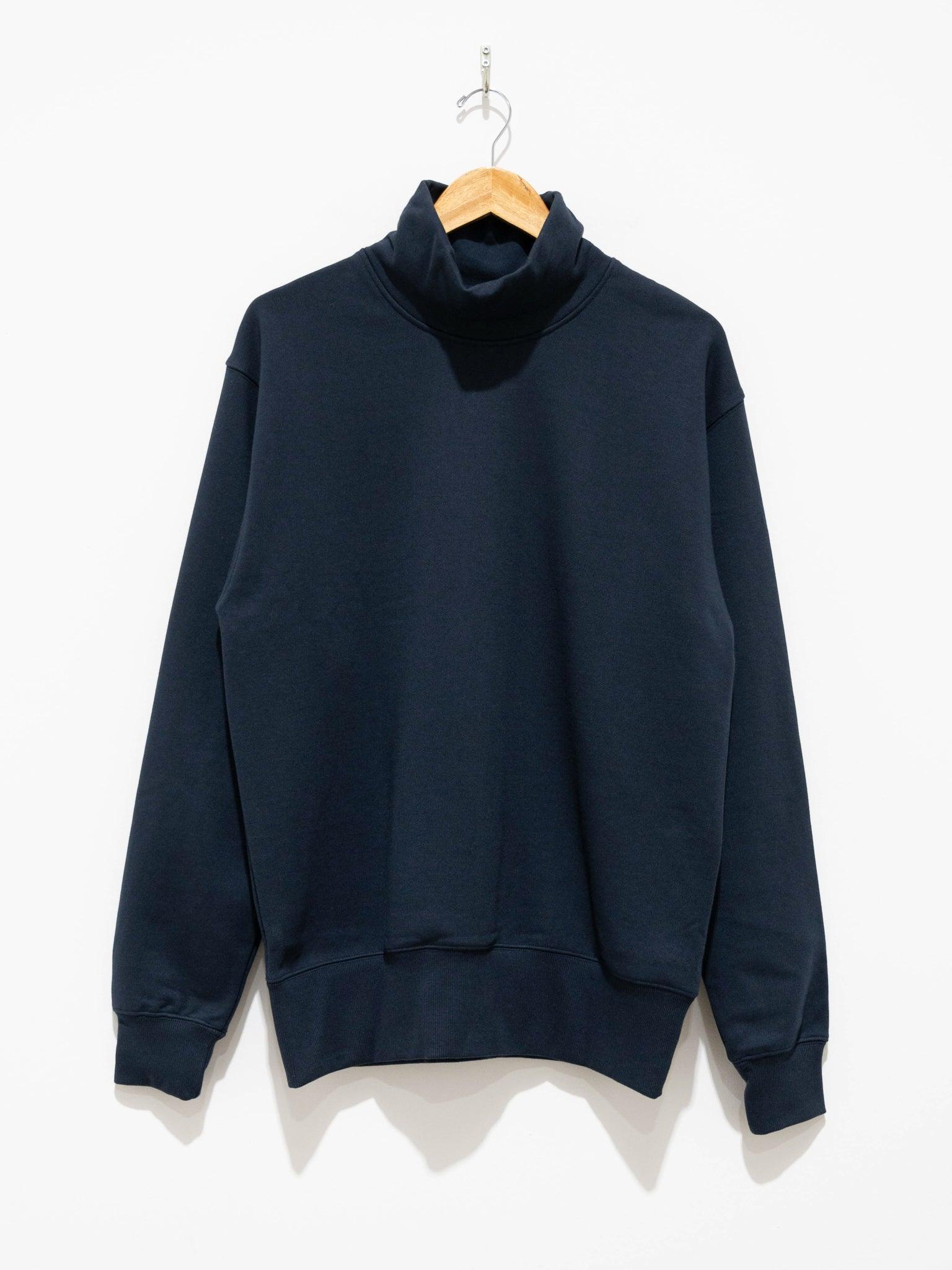 Namu Shop - Document Turtleneck Sweat Jersey - Navy