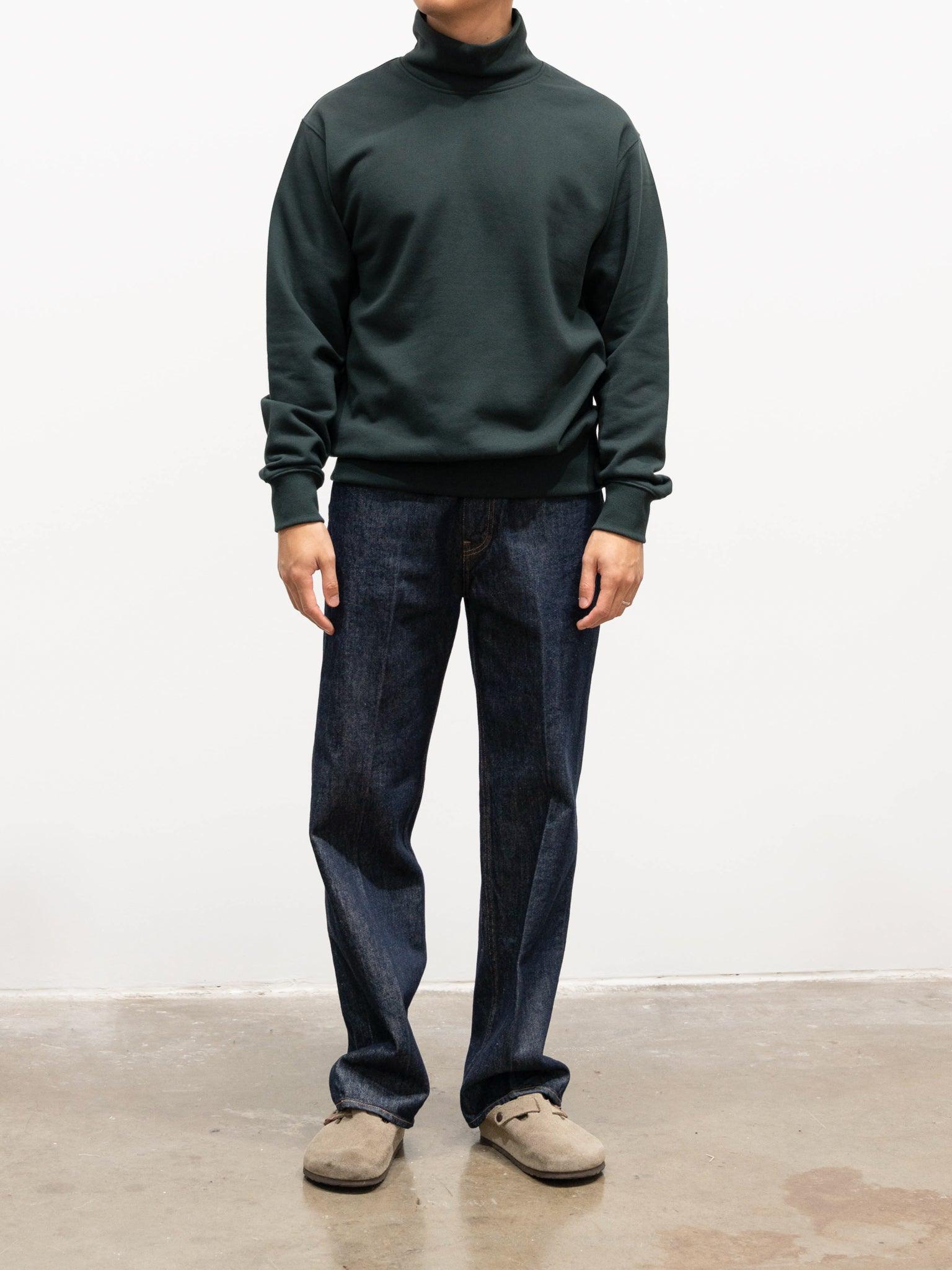 Namu Shop - Document Turtleneck Sweat Jersey - Navy