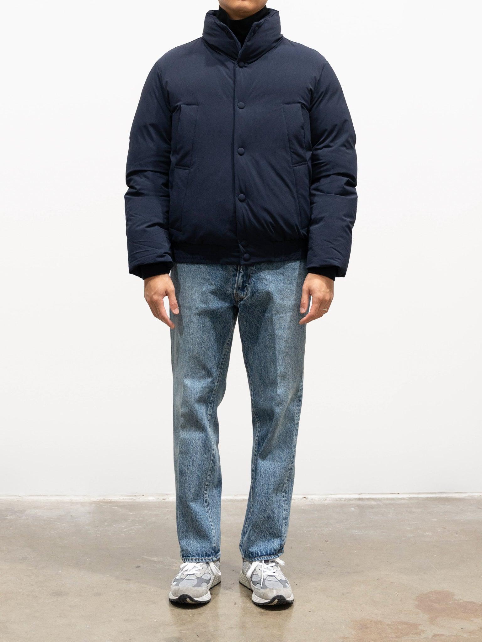 Namu Shop - Document Varsity Down Jacket - Navy (restocked)