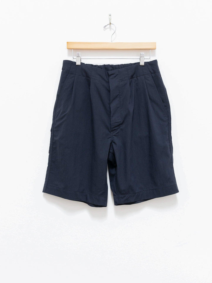 Namu Shop - Document Waterproof Tucked Shorts - Navy