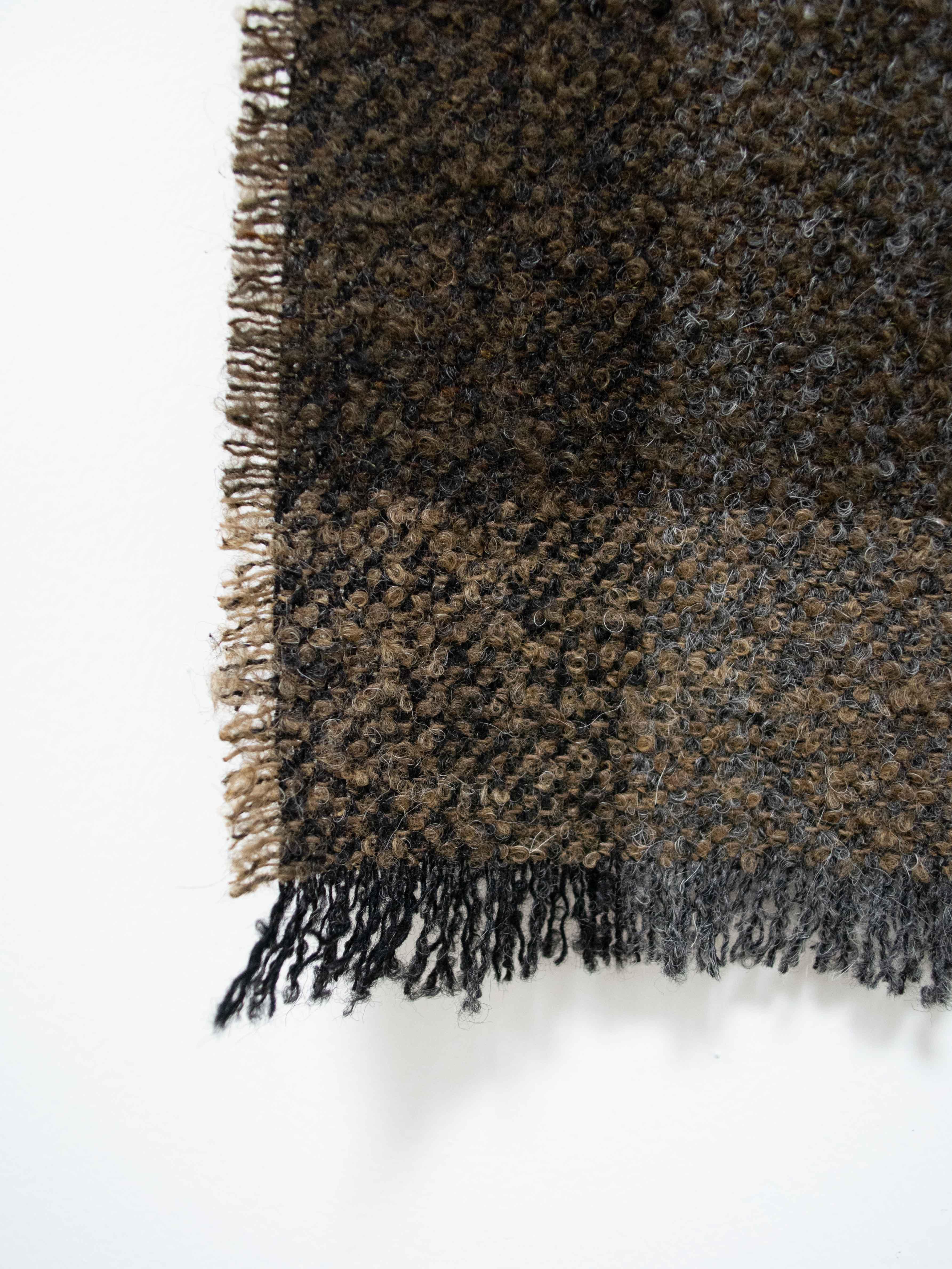 Namu Shop - Eastlogue Fringe Scarf - Brown Check