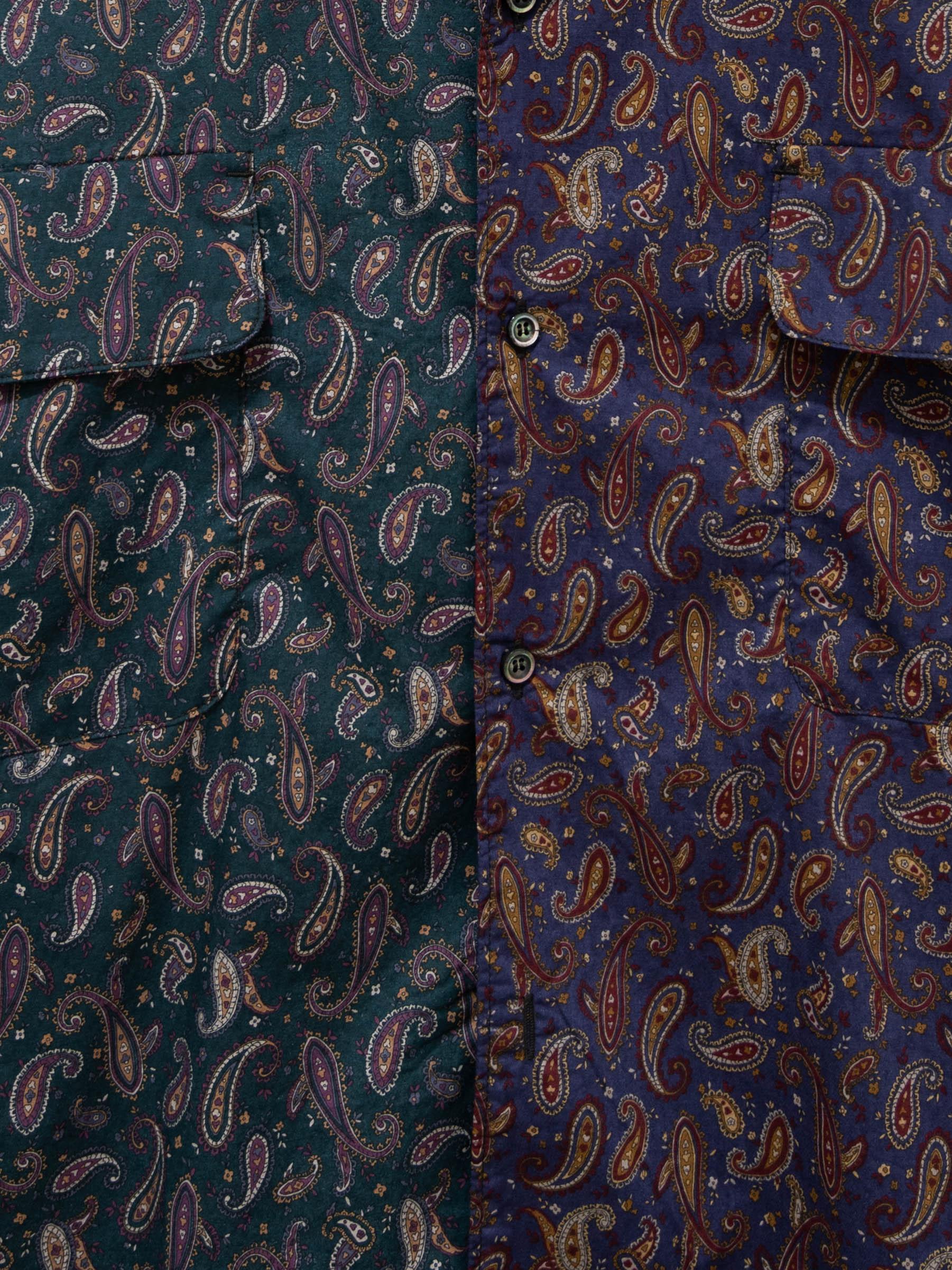 Namu Shop - Eastlogue Holiday Half Shirt - Multi Paisley