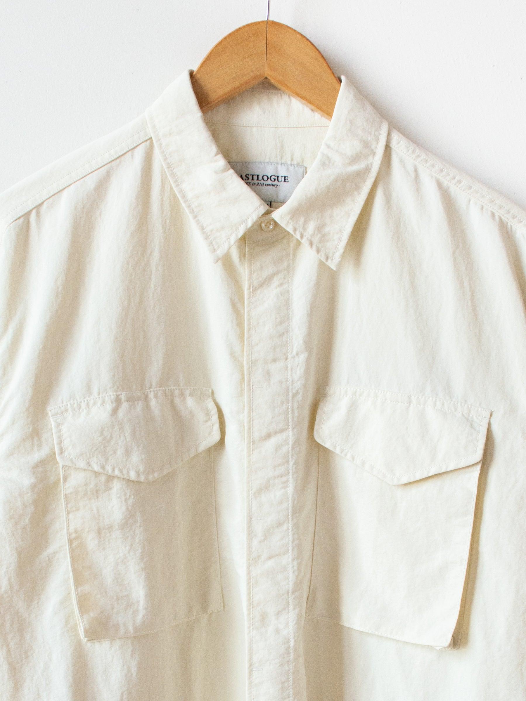 Namu Shop - Eastlogue M65 Shirt - Off White Nylon Washer