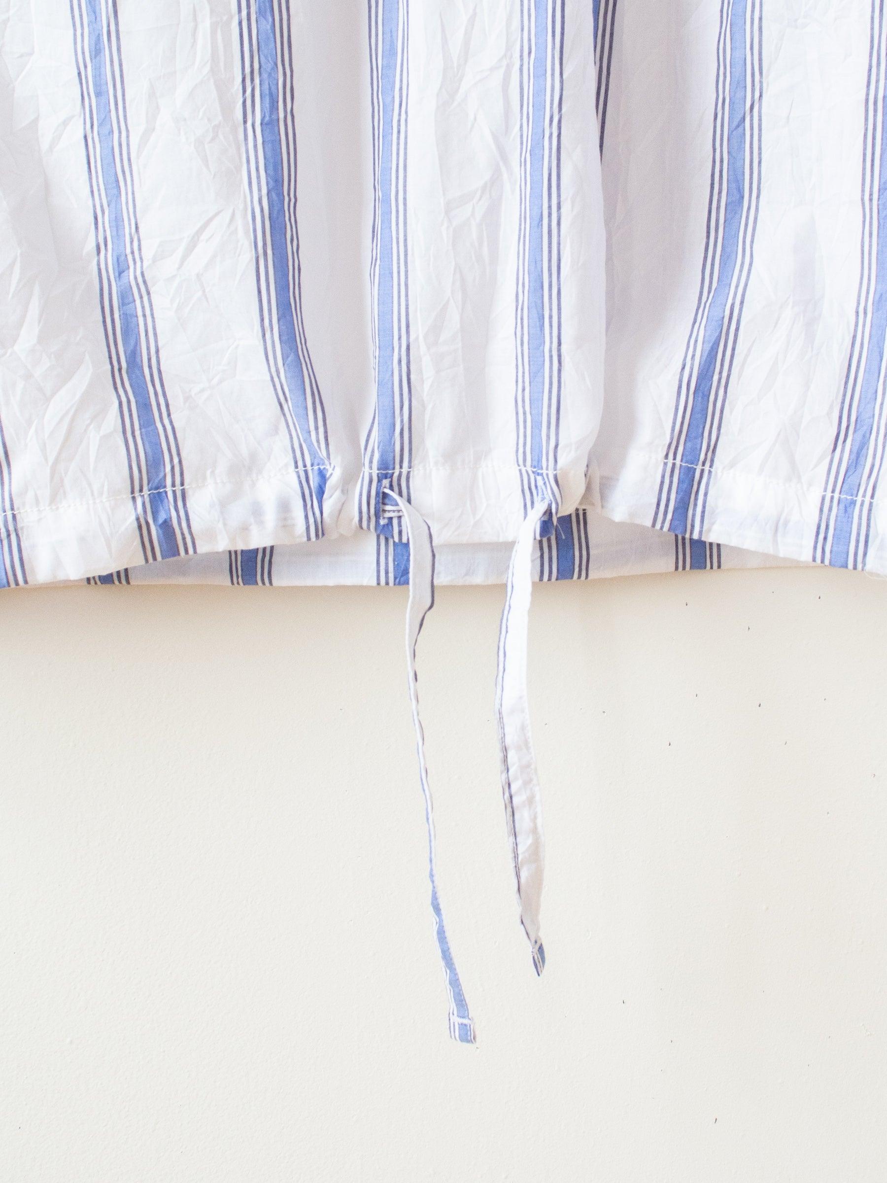 Namu Shop - Eastlogue Scout Pullover Half Shirt - Crinkle Blue Stripe
