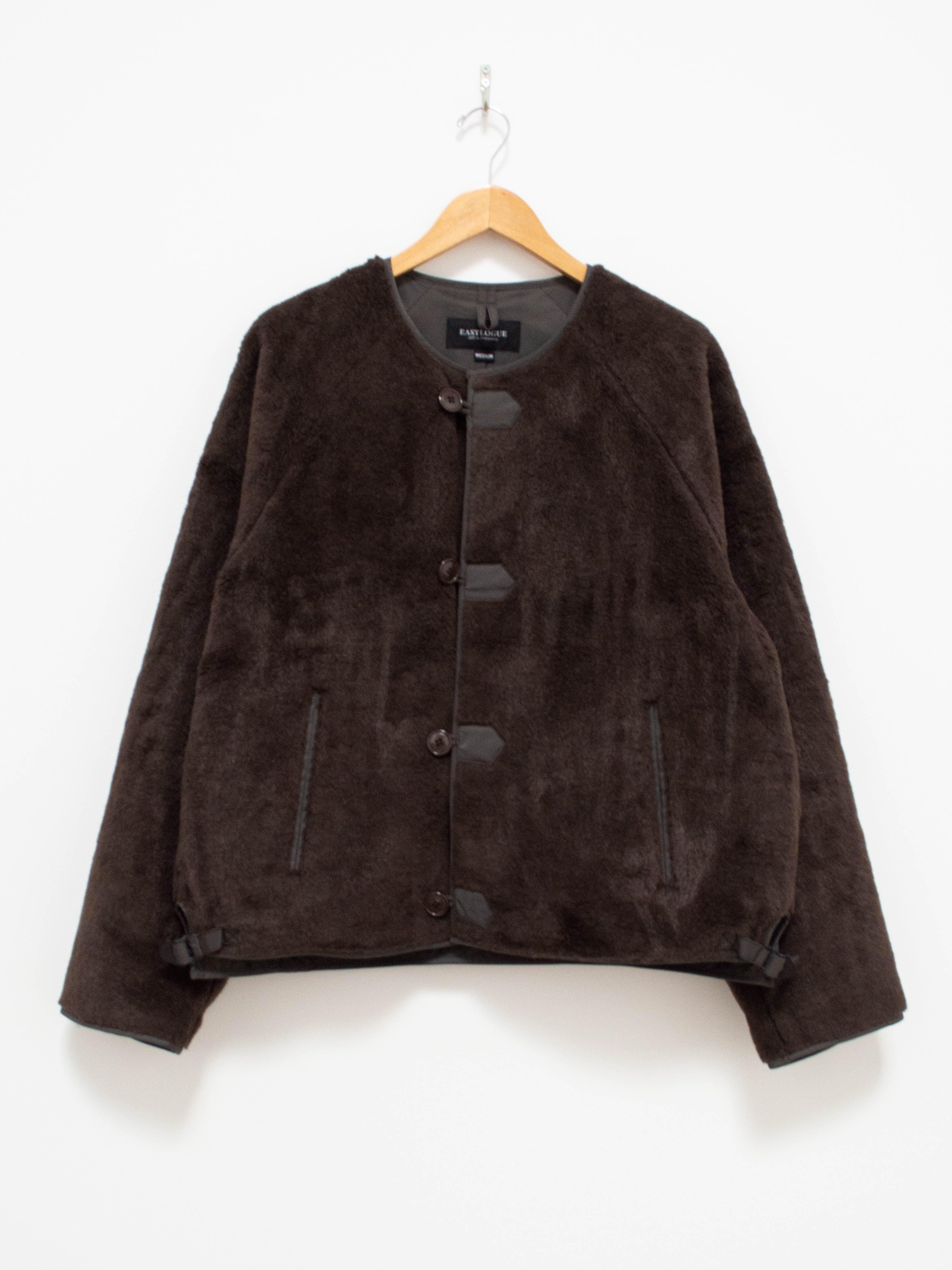Namu Shop - Eastlogue Shearing Cardigan - Brown